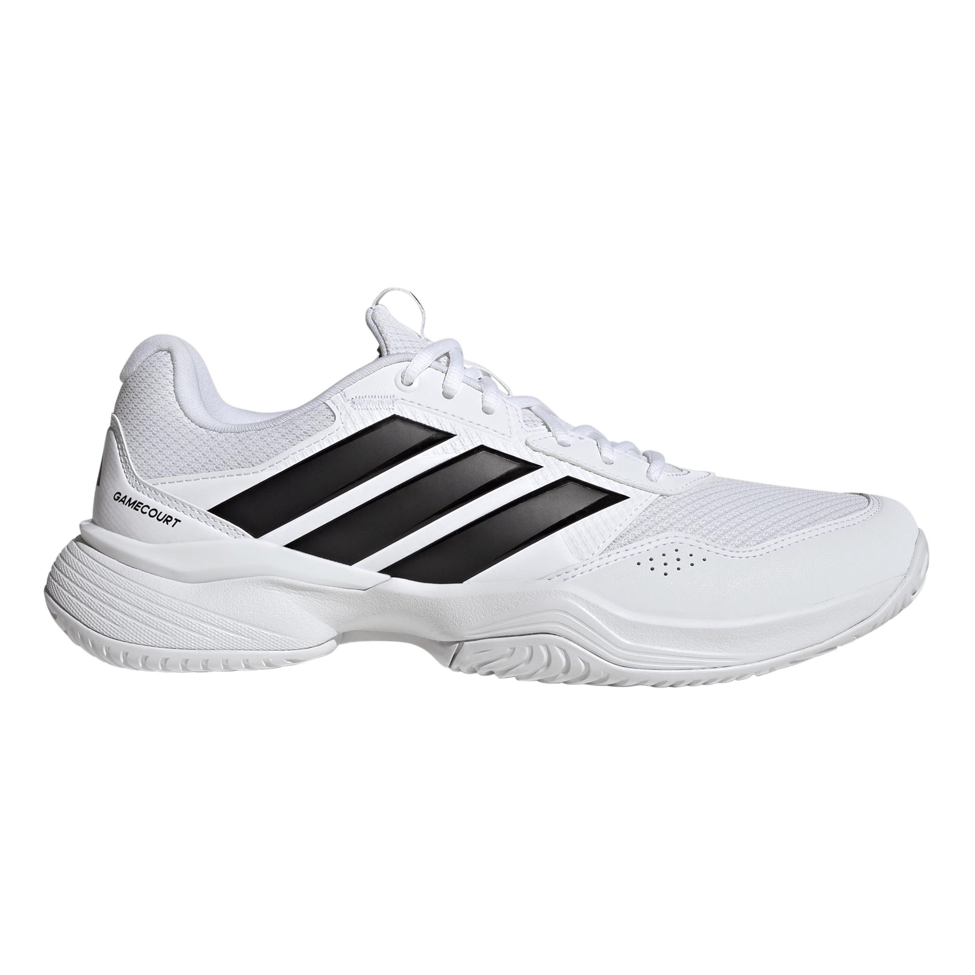 adidas GameCourt 3 Wide Allcourtschuh Herren - weiß, schwarz