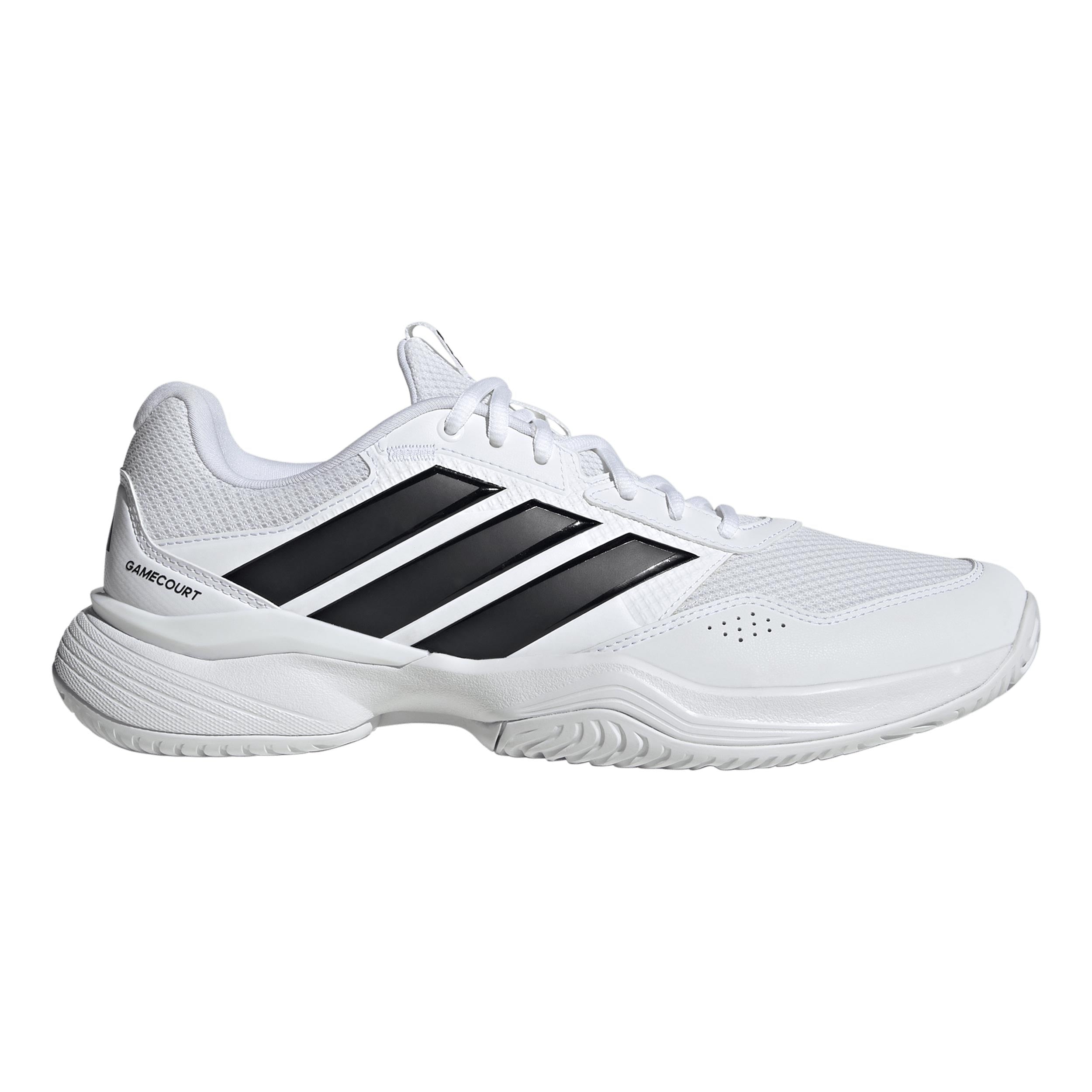 adidas GameCourt 3 Allcourtschuh Herren - weiß, schwarz