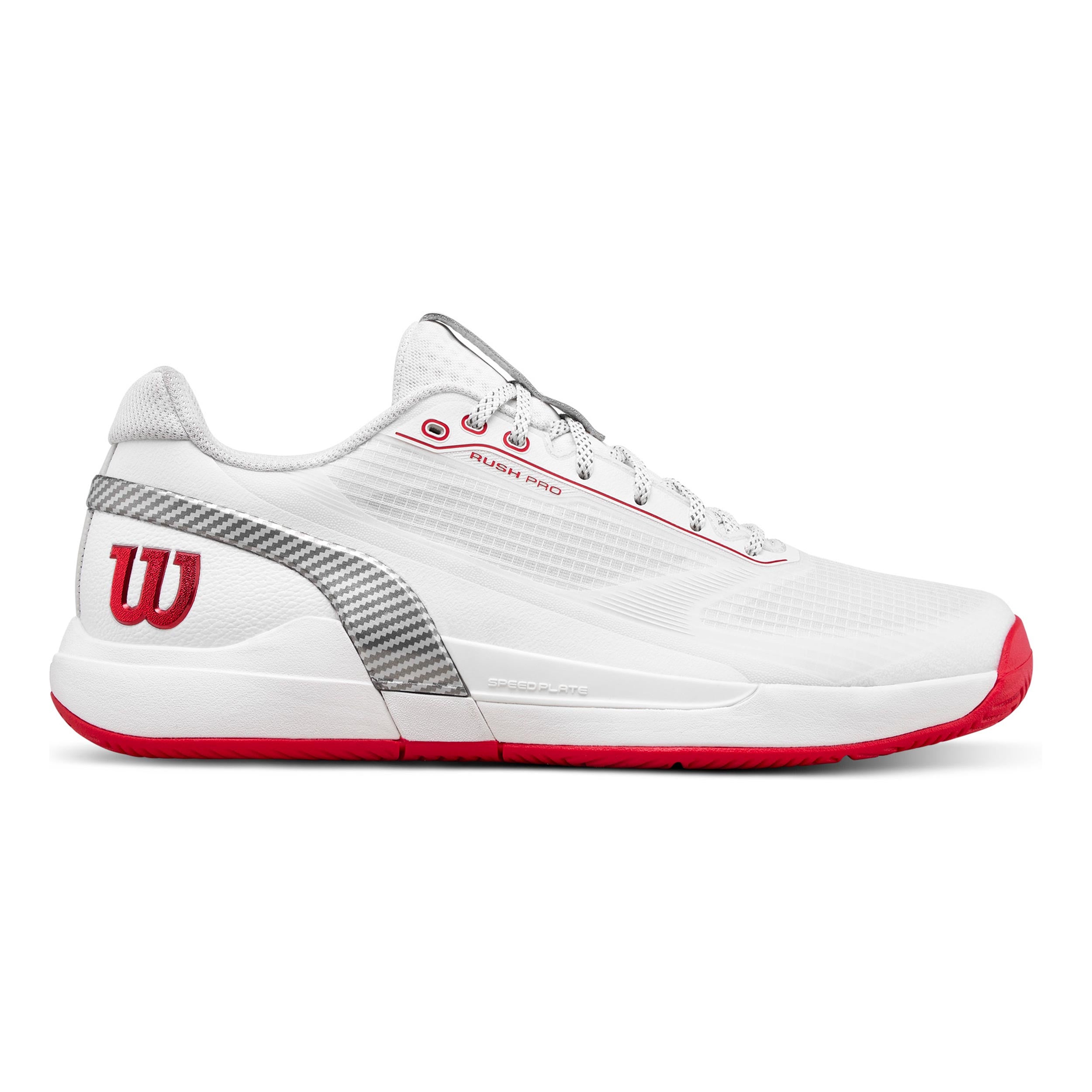 Wilson Rush Pro 5 CTC Allcourtschuh Herren - weiß, rot