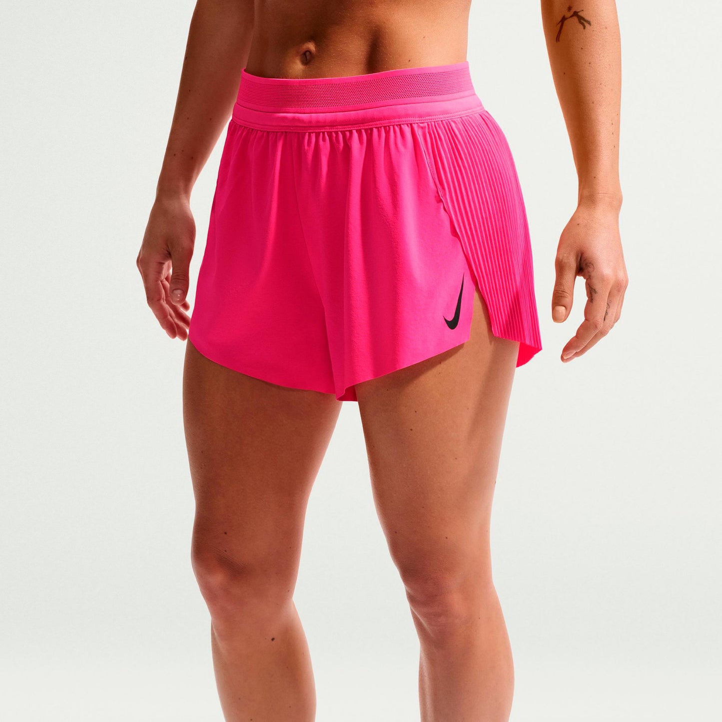 Nike AeroSwift  Laufshorts Damen - pink, schwarz