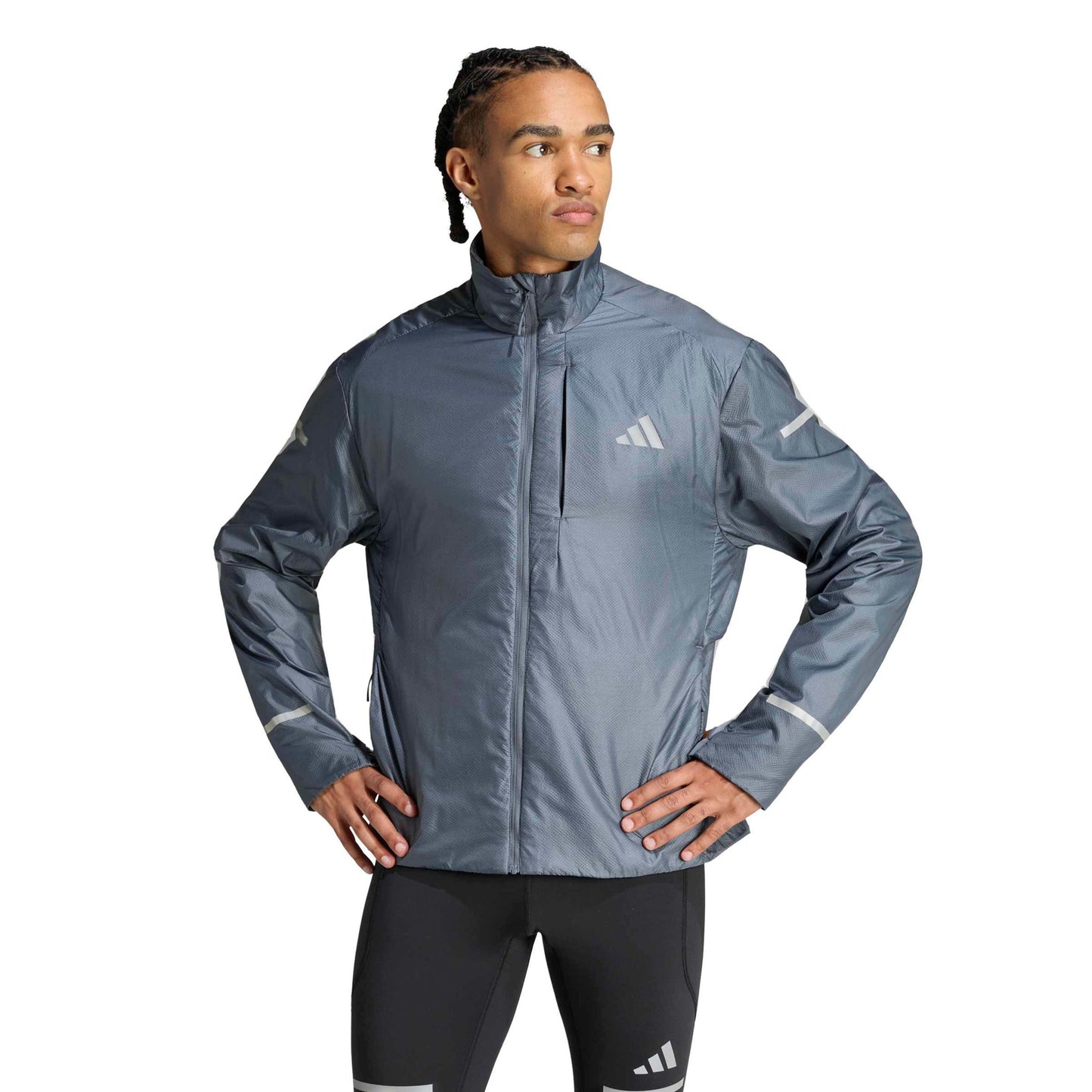 adidas adi365 Light Warm  Laufjacke Herren - anthrazit