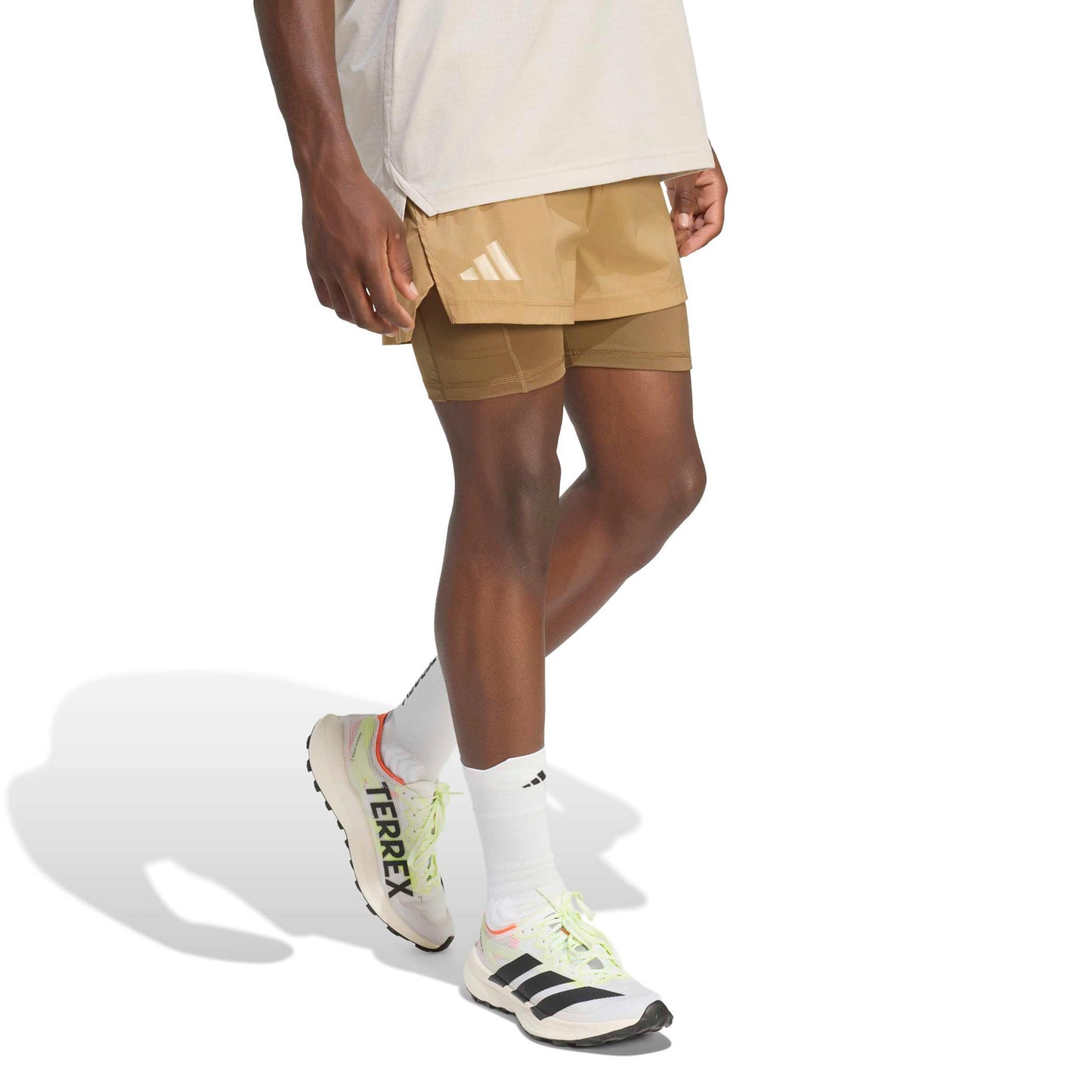 adidas Terrex XPL 2in1 Laufshorts Herren - caramel