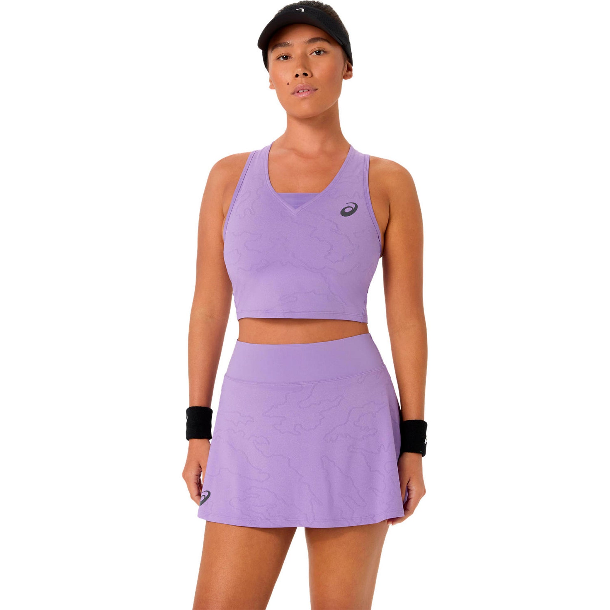 ASICS Match Jacquard Night Energy Tank-Top Damen - lila