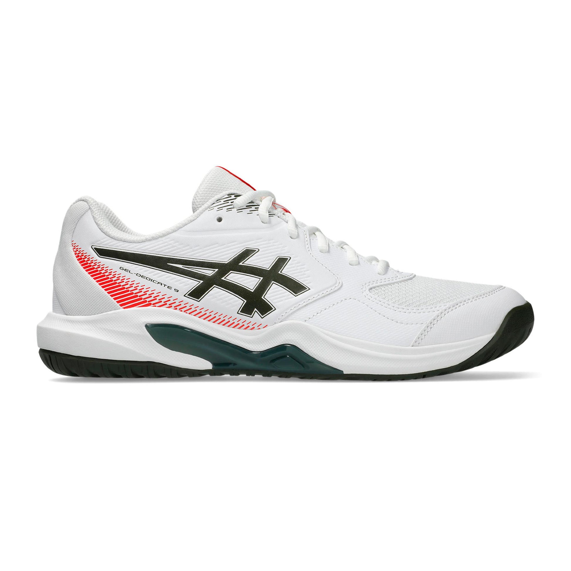 ASICS Gel-Dedicate 9 Allcourtschuh Herren - weiß, petrol