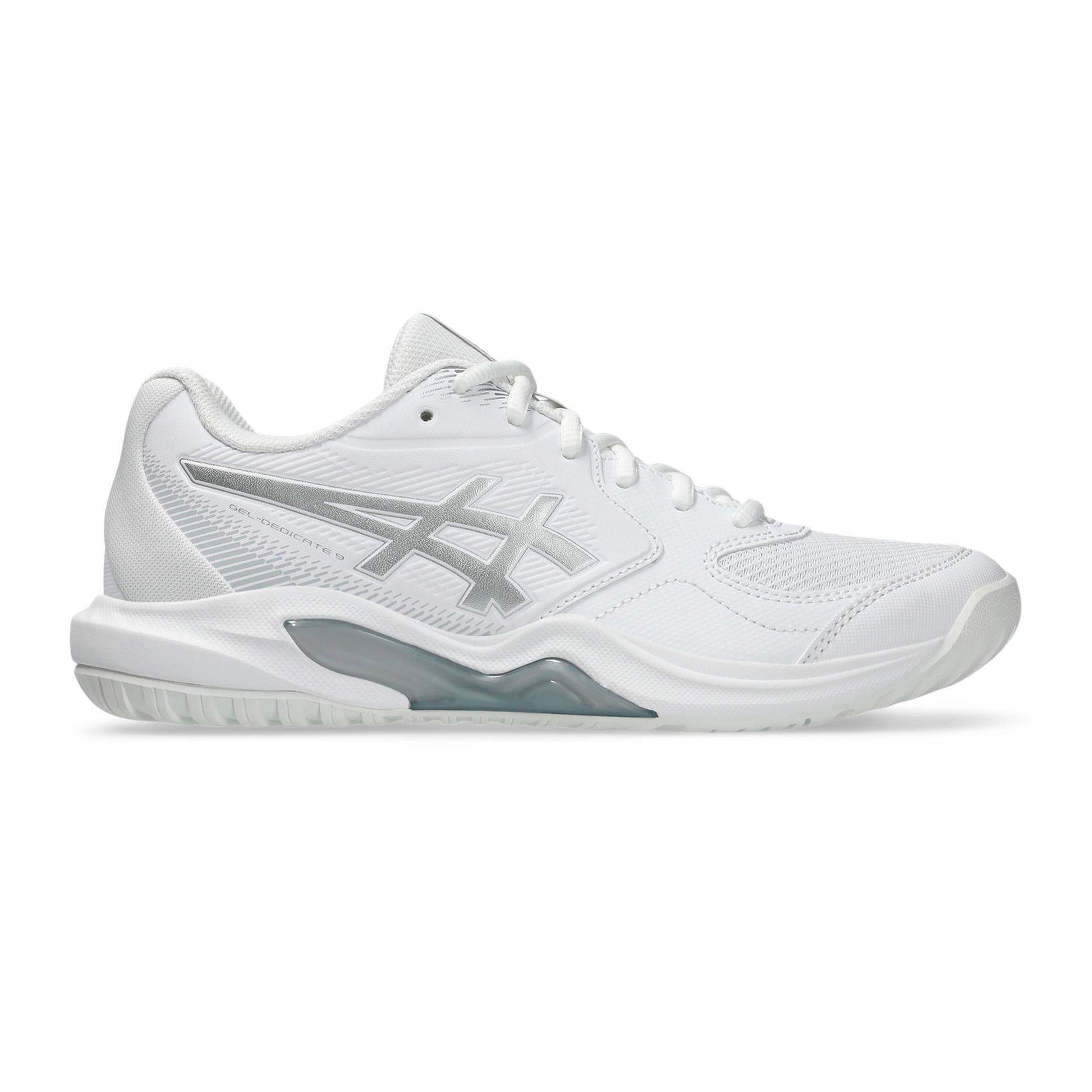 ASICS Gel-Dedicate 9 Allcourtschuh Damen - weiß, silber
