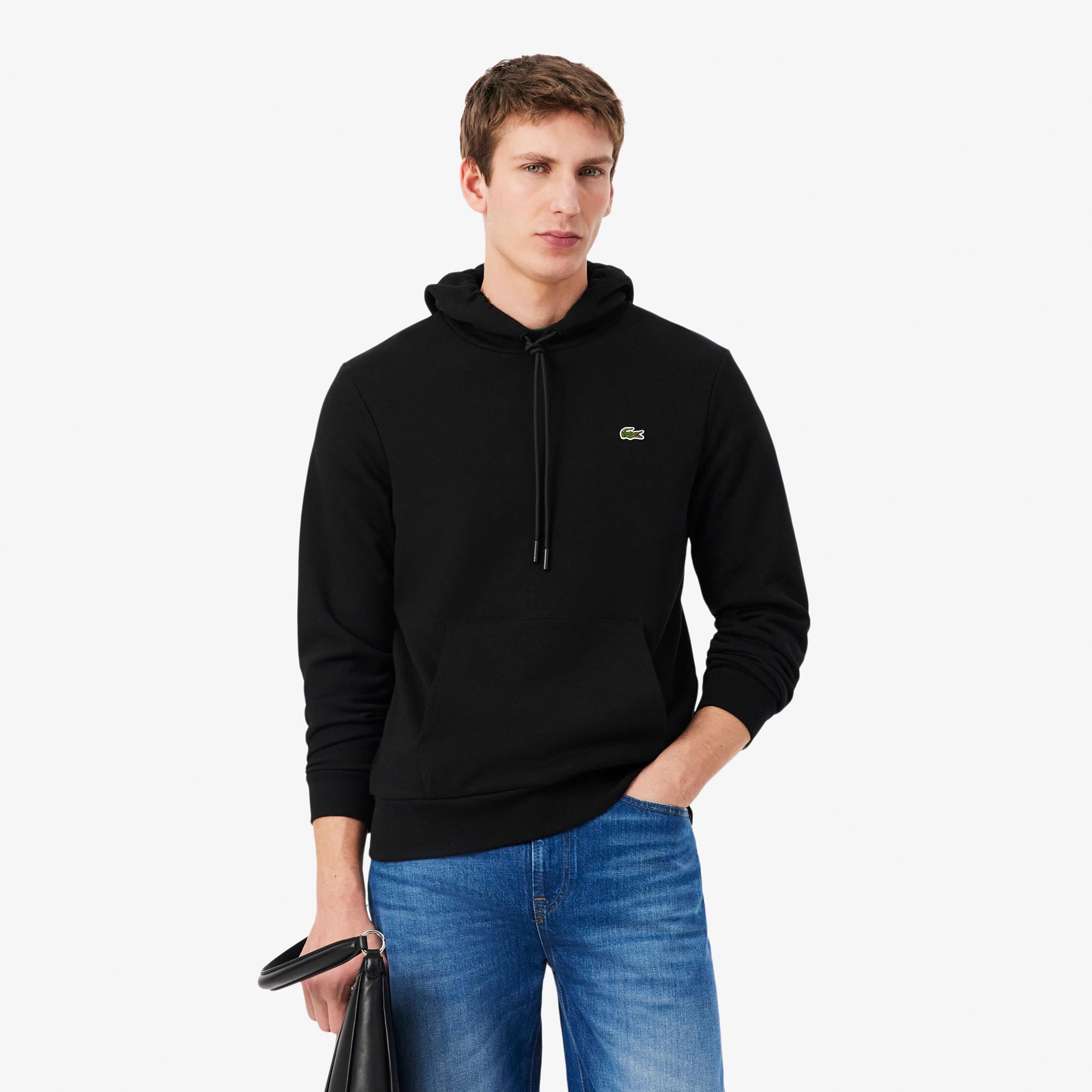 Lacoste Hoody Herren - schwarz