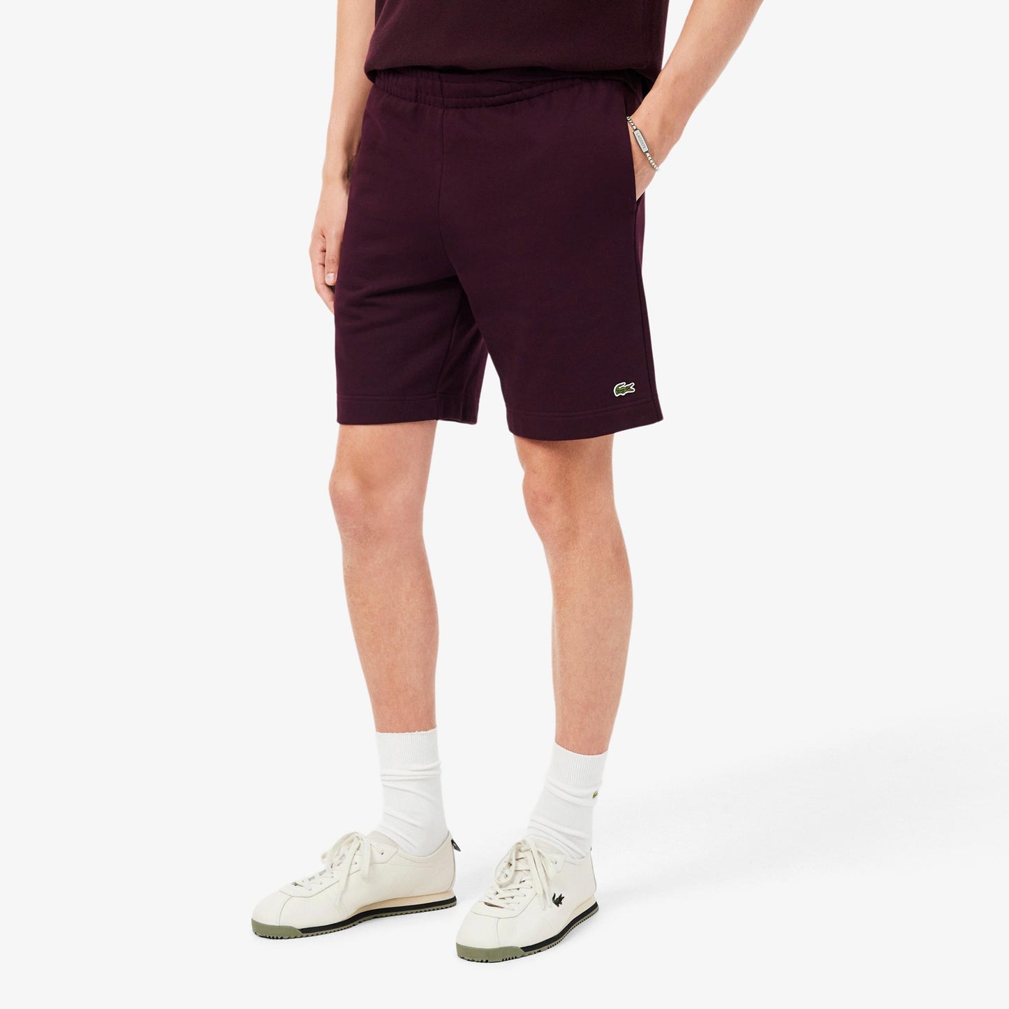 Lacoste Shorts Herren - dunkelrot