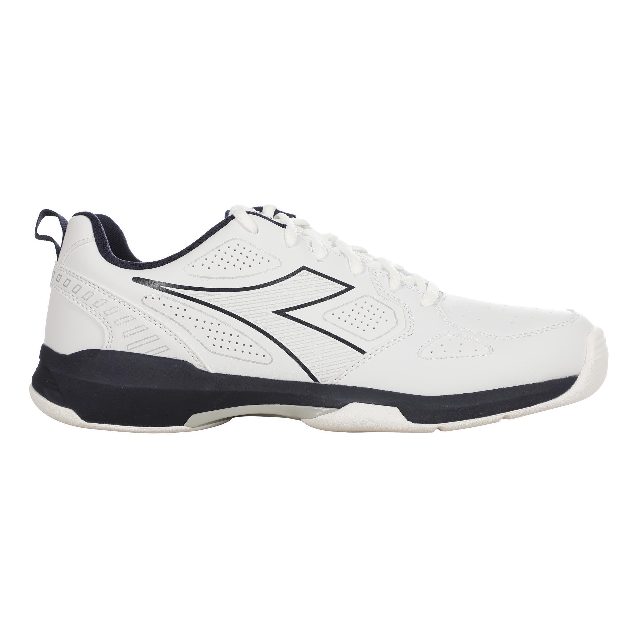 Diadora S. Challenge 7 SL Teppichschuh Herren - weiß, dunkelblau