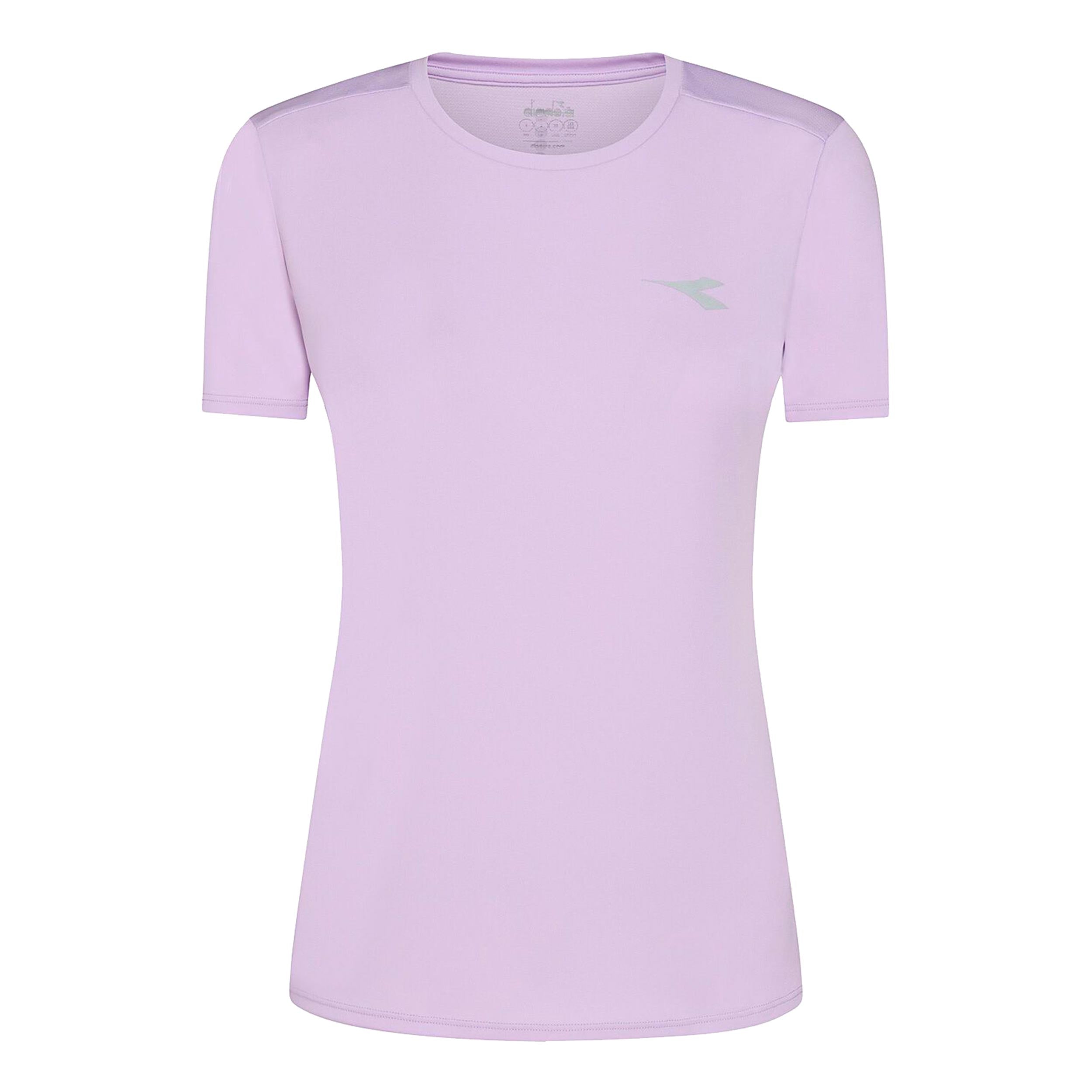 Diadora Run T-Shirt Damen - flieder