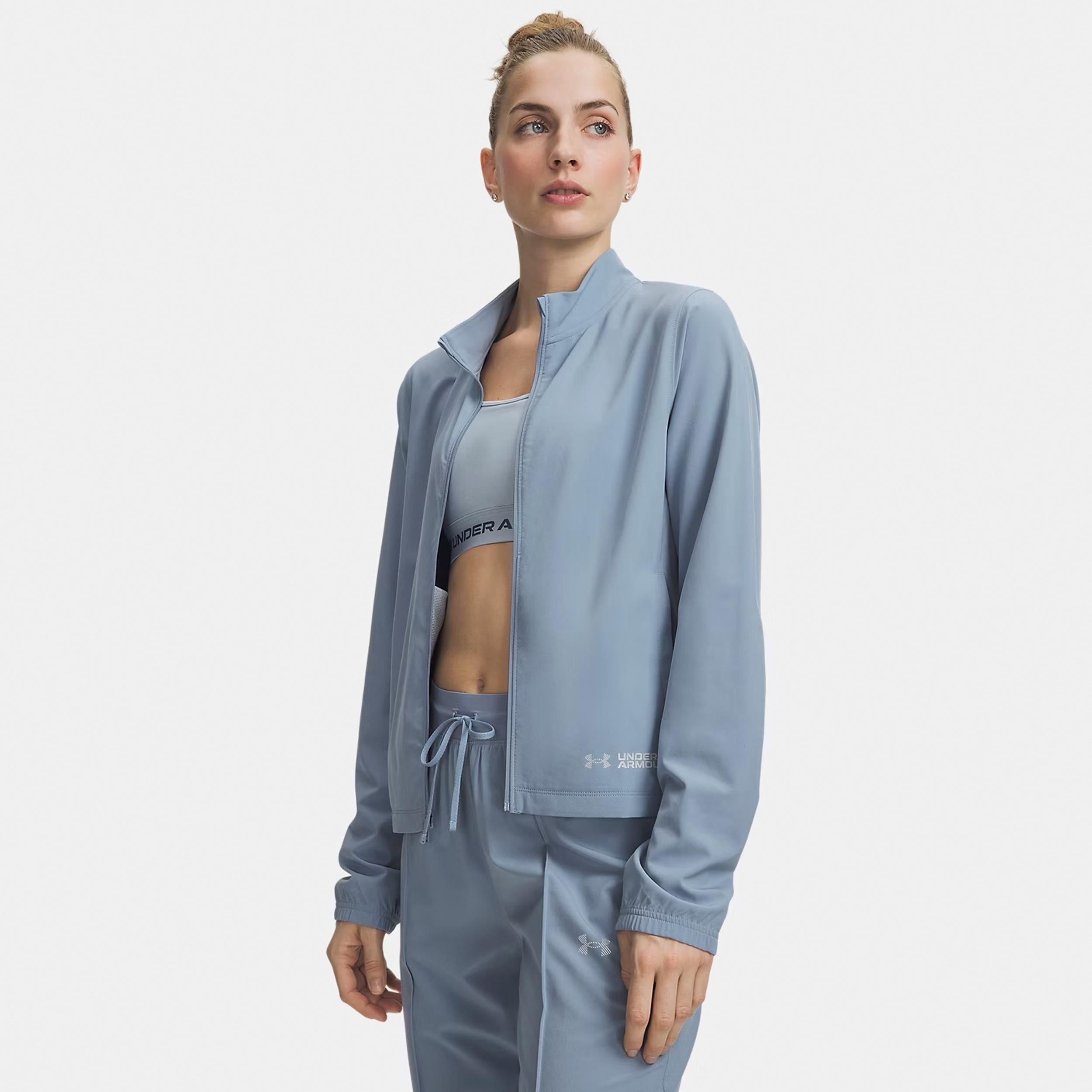 Under Armour Velociti Track  Laufjacke Damen - blau