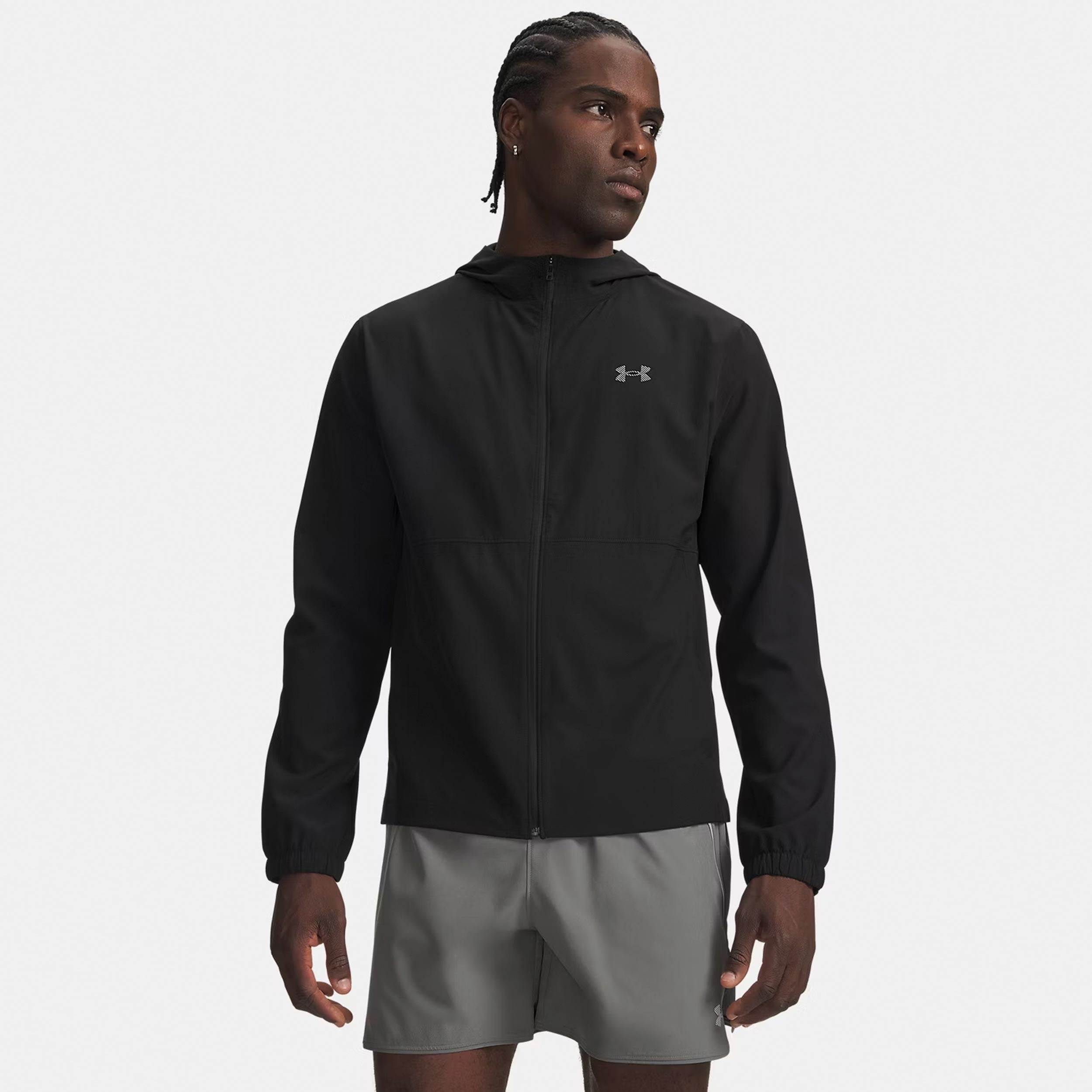 Under Armour Velociti Hooded  Laufjacke Herren - schwarz