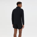 Edmond 1/4 Zip Longsleeve Herren - schwarz