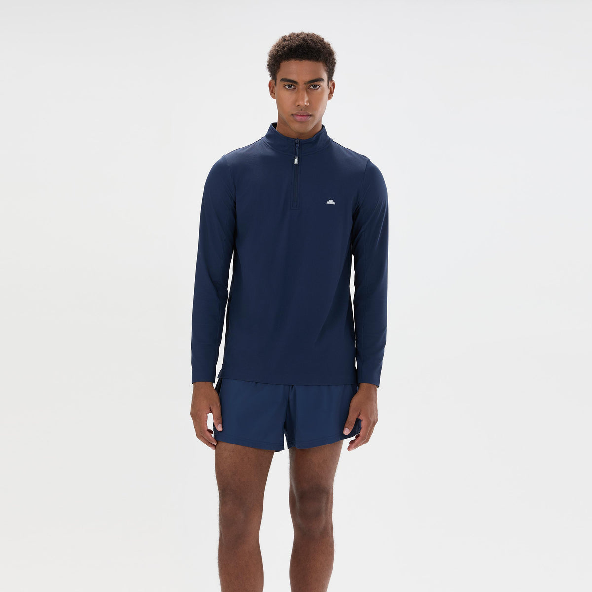 Ellesse Edmond 1/4 Zip Longsleeve Herren - dunkelblau