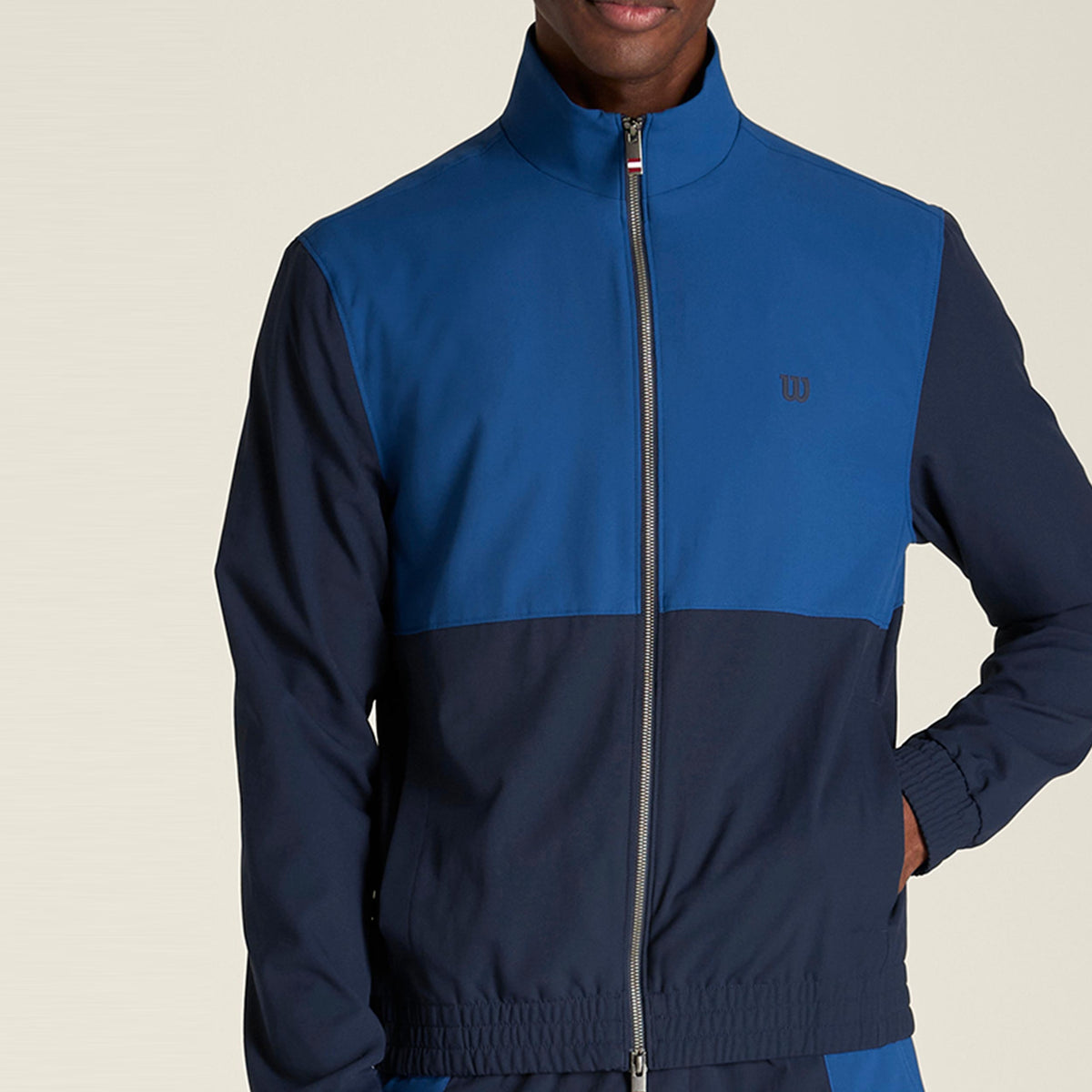 Wilson Grand Slam Blocked Trainingsjacke Herren - dunkelblau