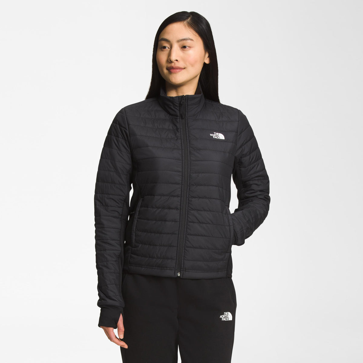 The North Face Canyonlands Hybrid Laufjacke Damen - schwarz