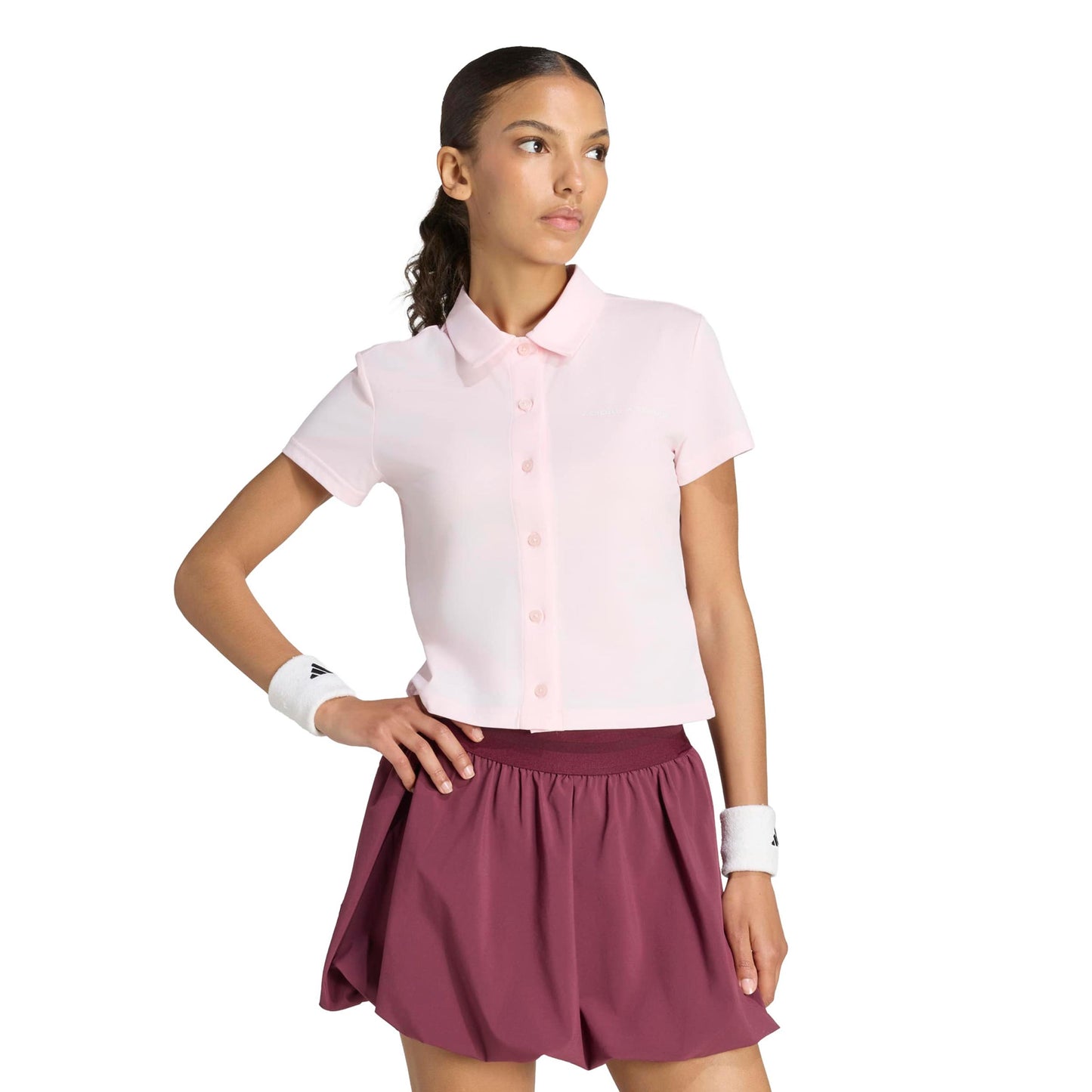 adidas Polo Damen - pastellrosa