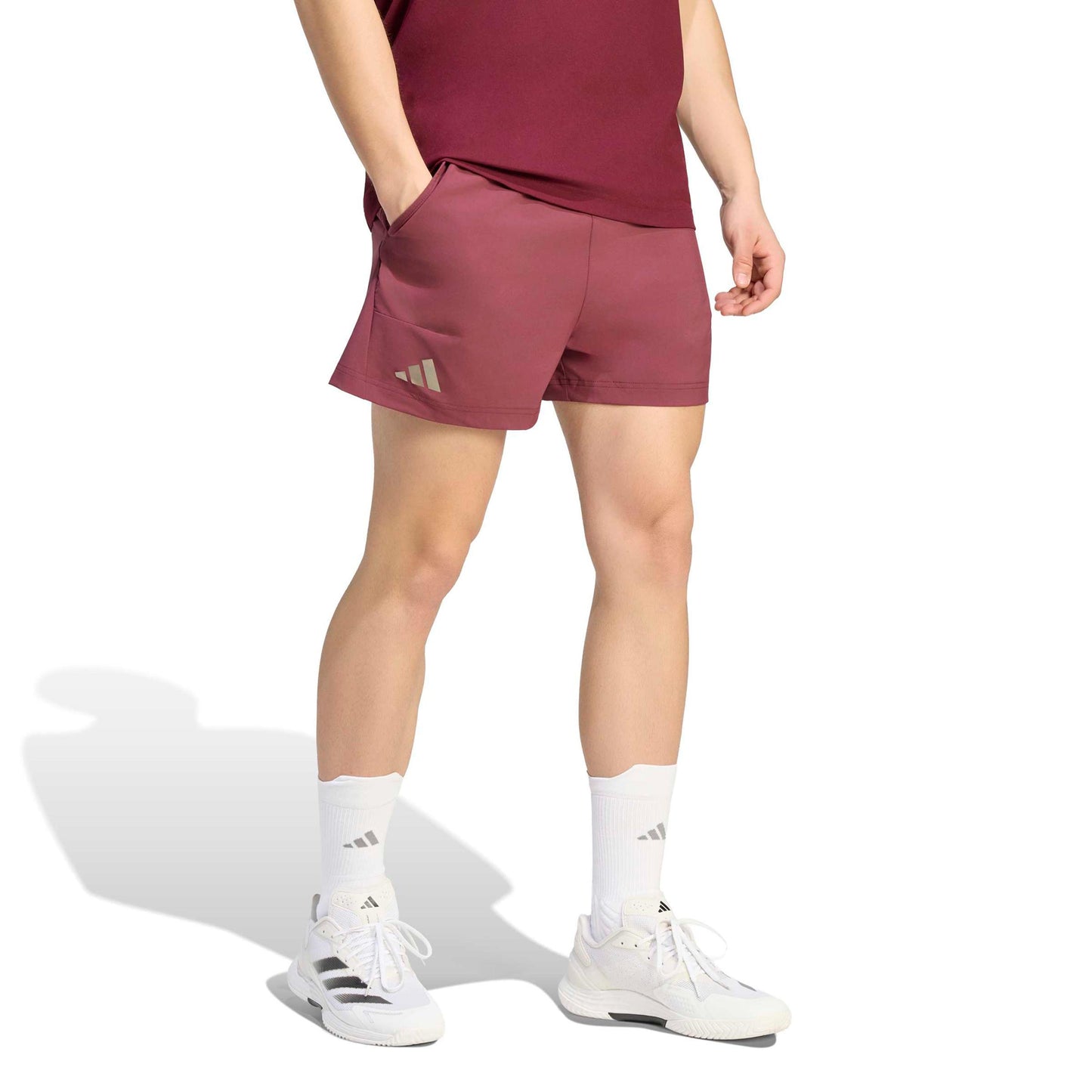 adidas Short & Tight Set Shorts Herren - weinrot