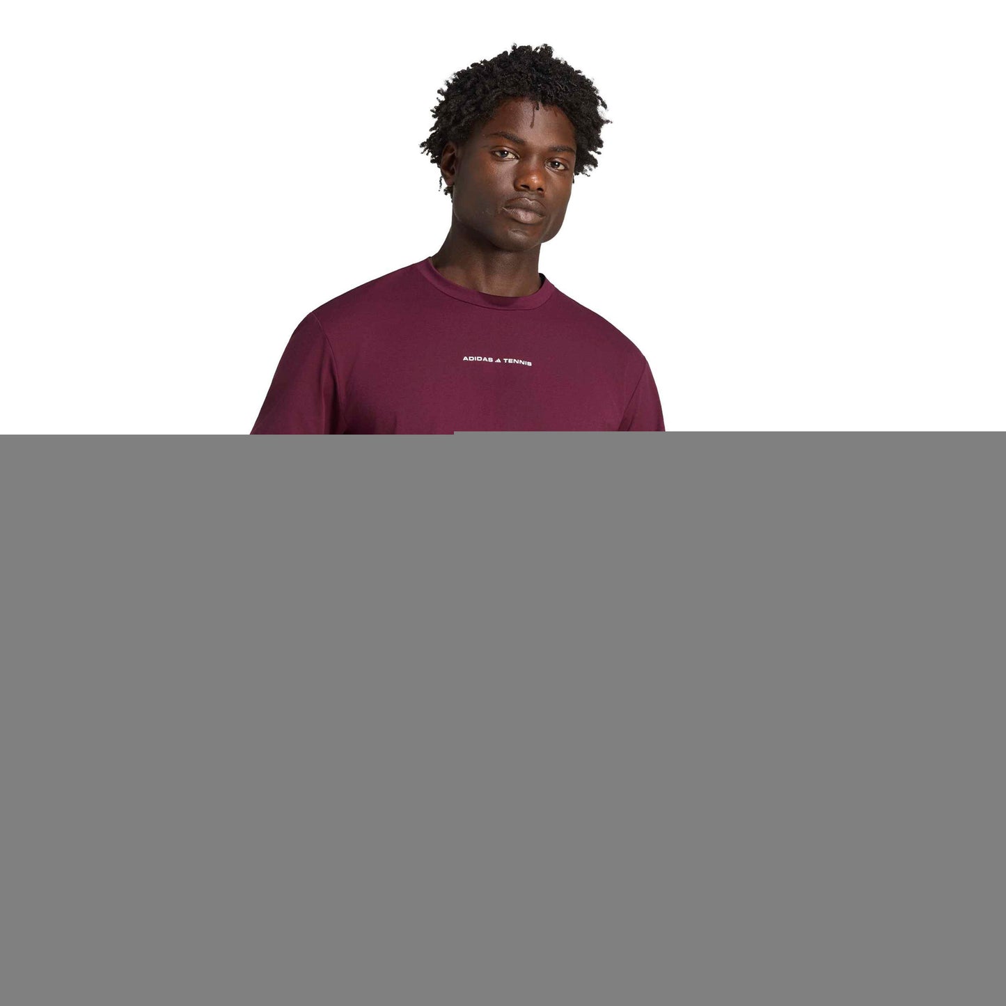 adidas T-Shirt Herren - weinrot
