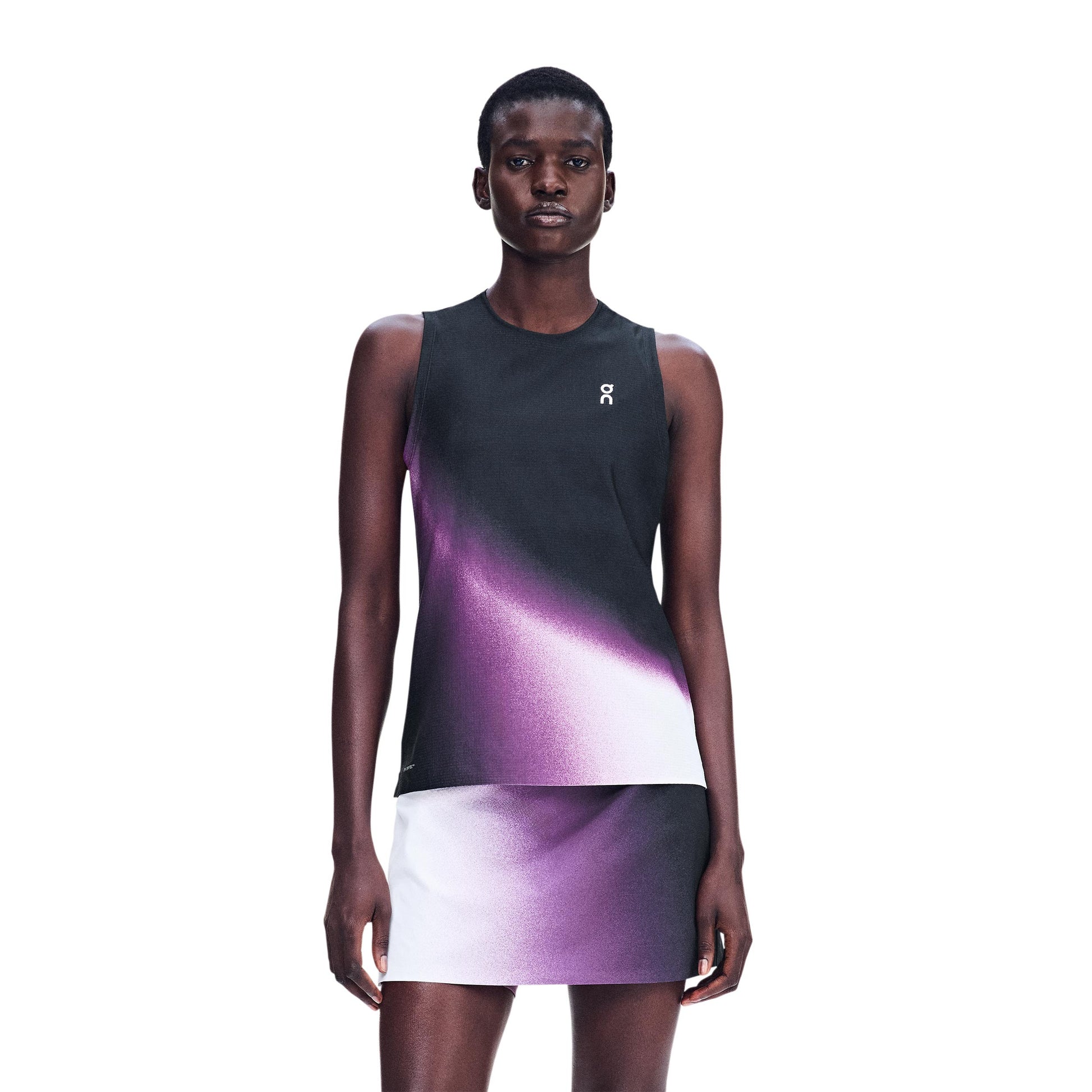 On Court Swing Tank-Top Damen - schwarz, berry