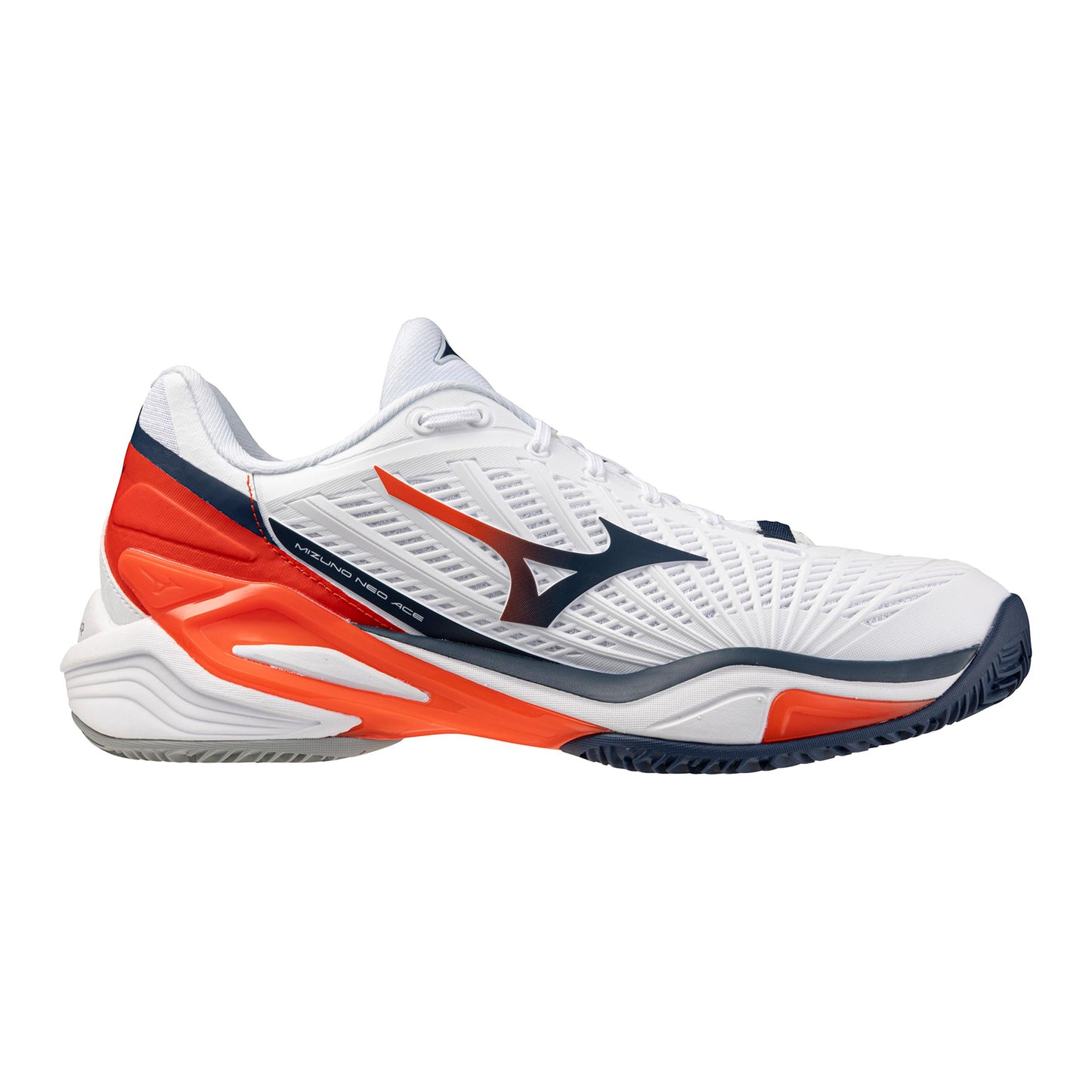 Mizuno Neo Ace Sandplatzschuh Herren - weiß, blau