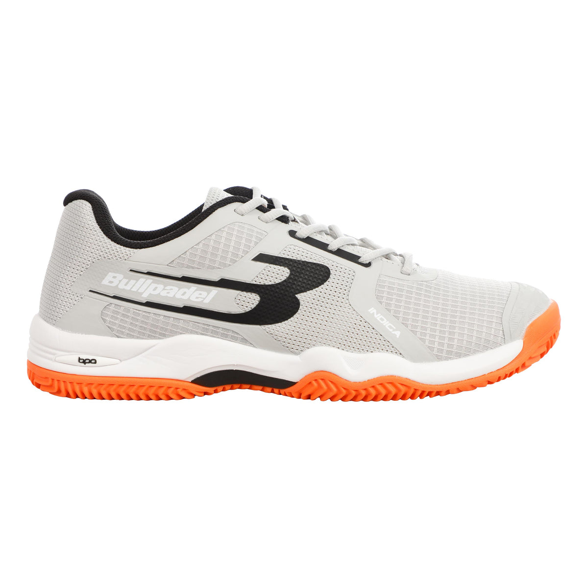Bullpadel Indiga  Padelschuh Herren - hellgrau, schwarz