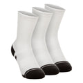 Performance Tech Crew Sportsocken 3er Pack Unisex - weiß, dunkelgrau