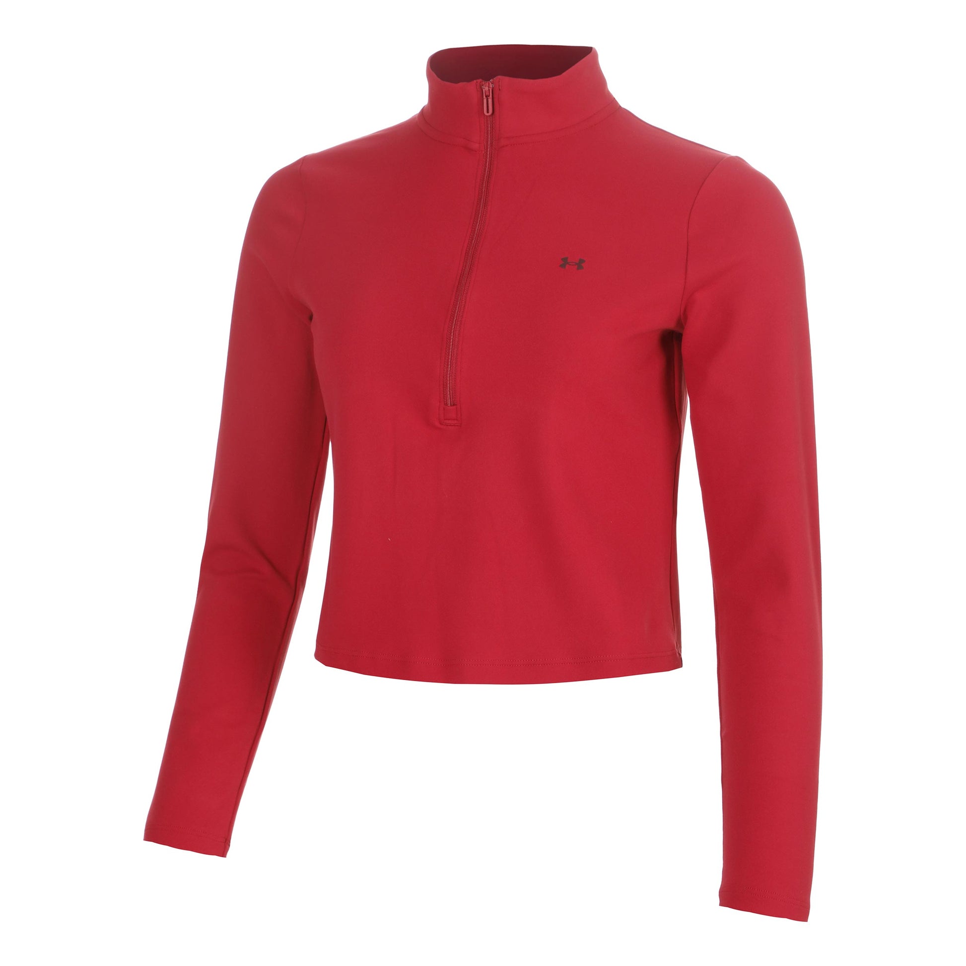 Under Armour Motion 1/2 Zip Longsleeve Damen - rot, dunkelrot