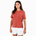 Graphic T-Shirt Damen - rotorange