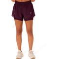 Nagino  Laufshorts - weinrot