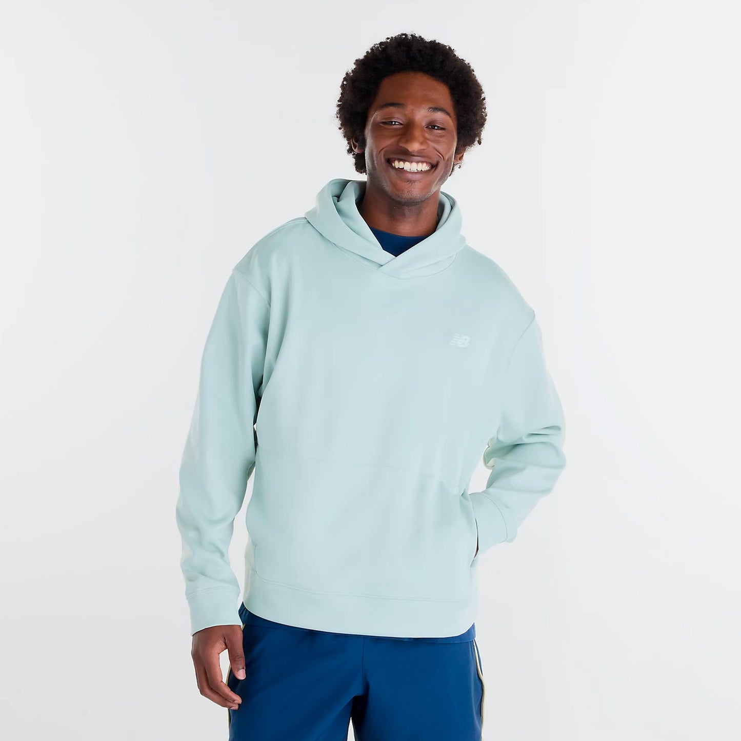 New Balance Tournament Hoody Herren - graugrün