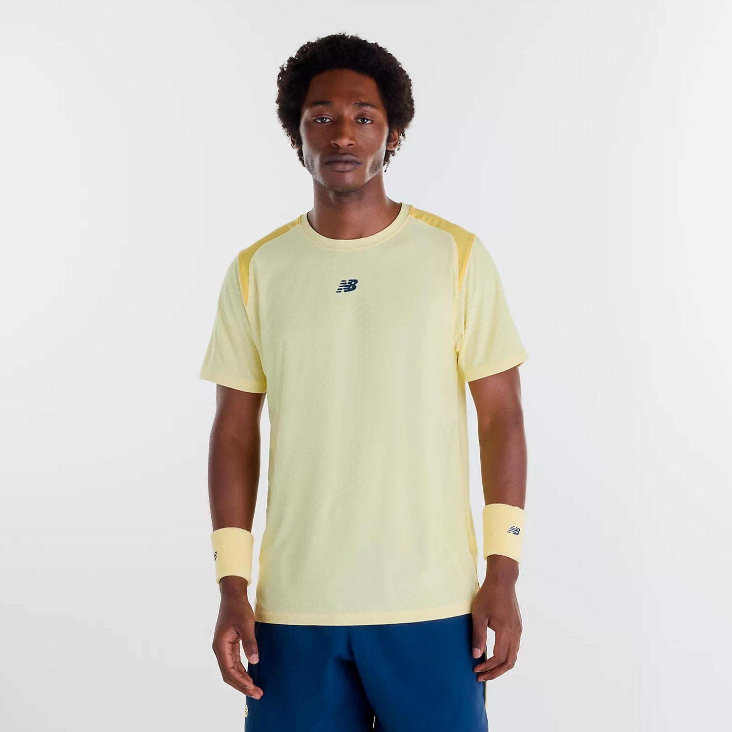 New Balance Tournament T-Shirt Herren - gelb