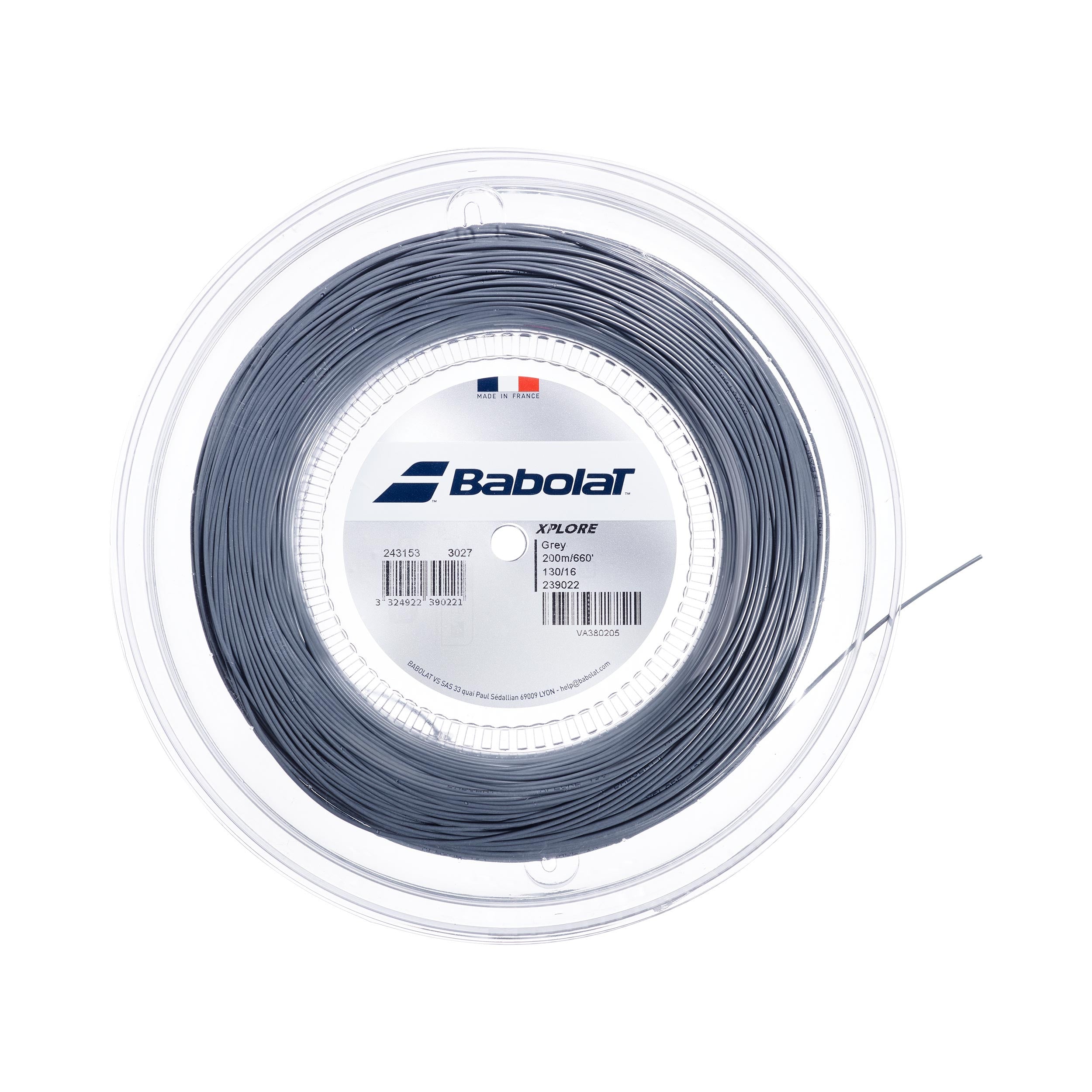 Babolat Xplore Saitenrolle 200m - grau