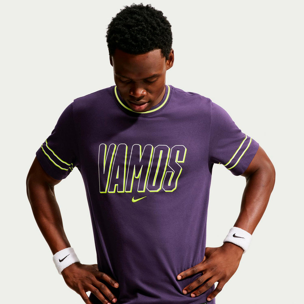 Nike Court Dri-Fit T-Shirt Herren - dunkelviolett