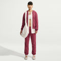 Studio Fleece Sweatjacke Damen - mauve