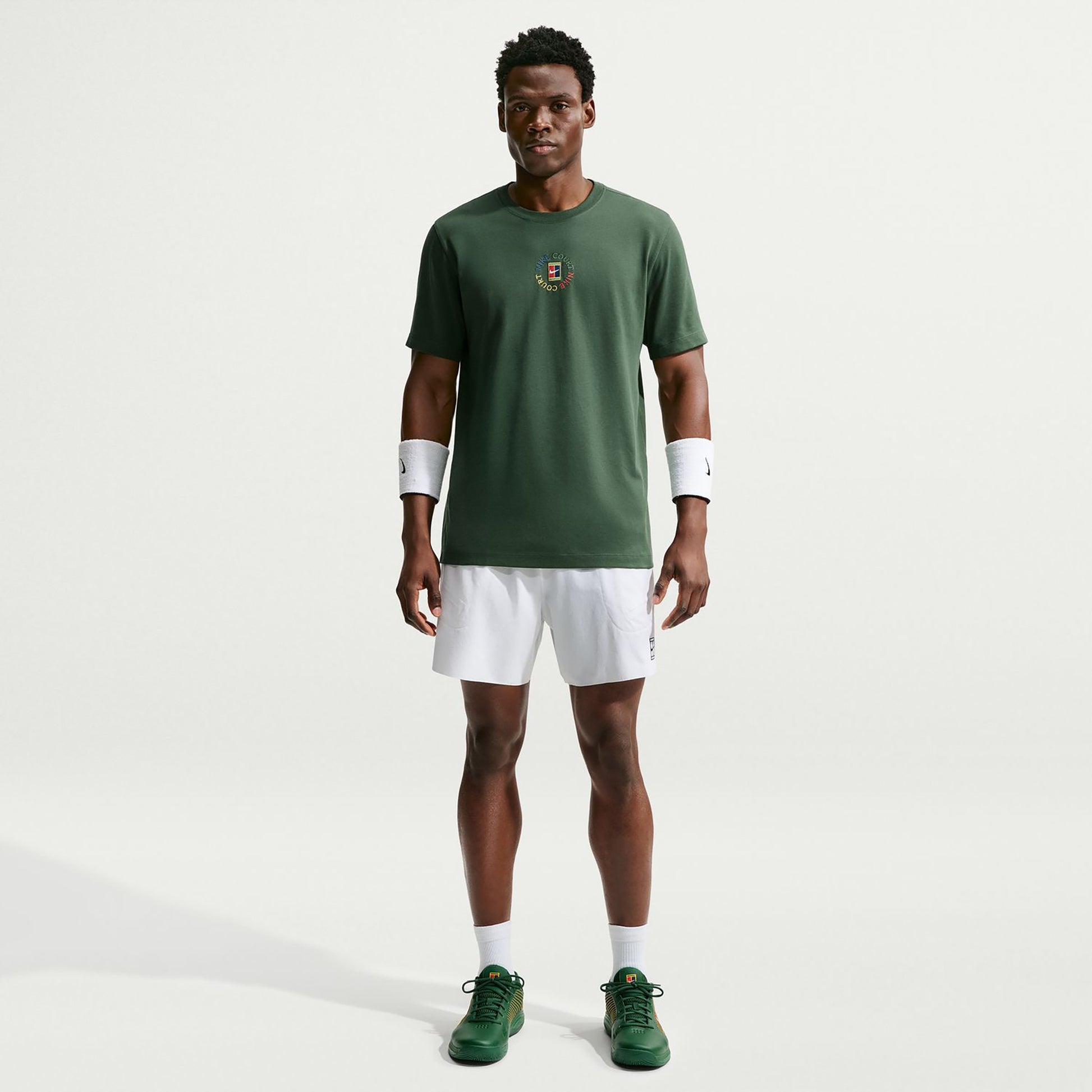 Nike Court T-Shirt Herren - dunkelgrün