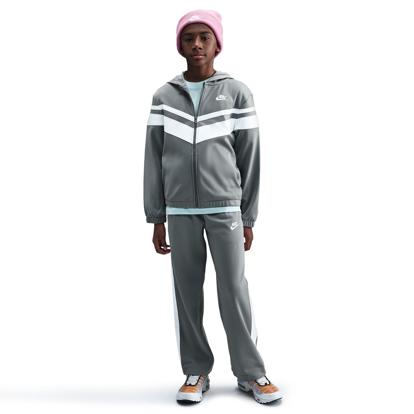 Nike Sportswear Trainingsanzug Kinder - grau, weiß