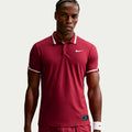 Jannik Sinner Court Slam Polo Herren - weinrot, creme