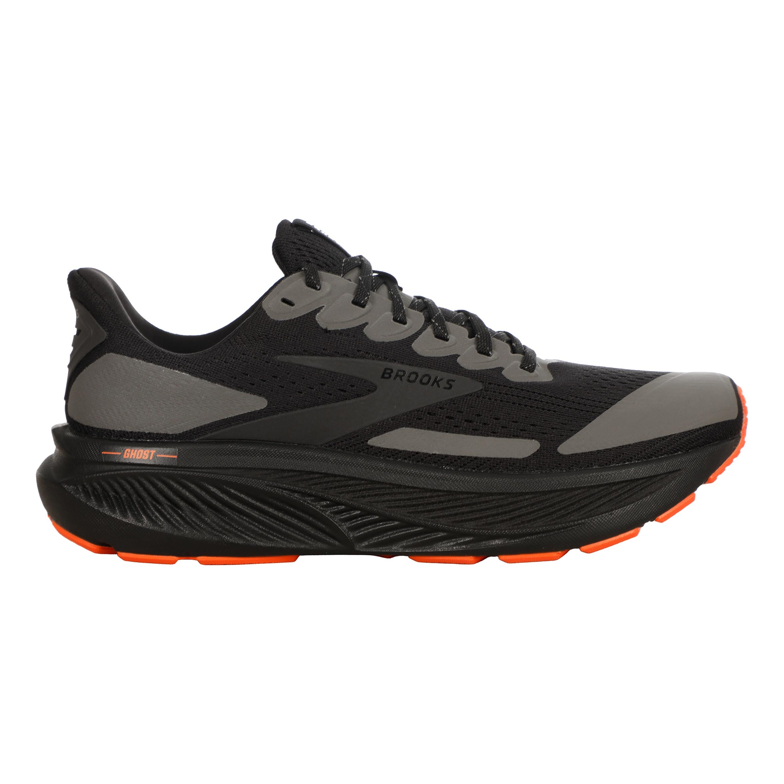 Brooks Ghost 17 Neutralschuh Herren - schwarz, orange