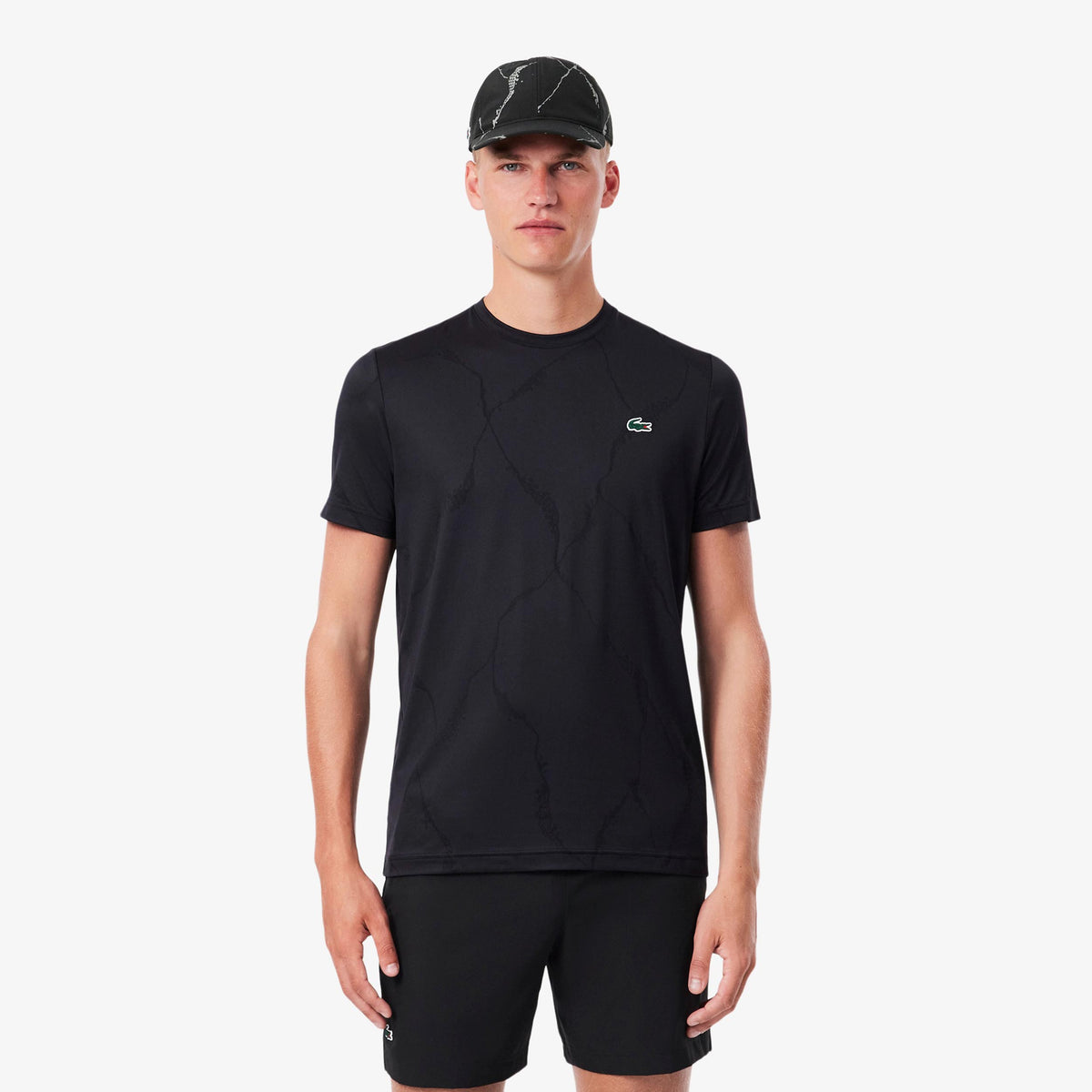 Lacoste T-Shirt Herren - schwarz