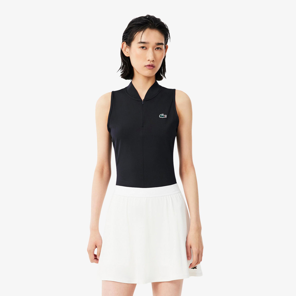 Lacoste Polo Damen - schwarz