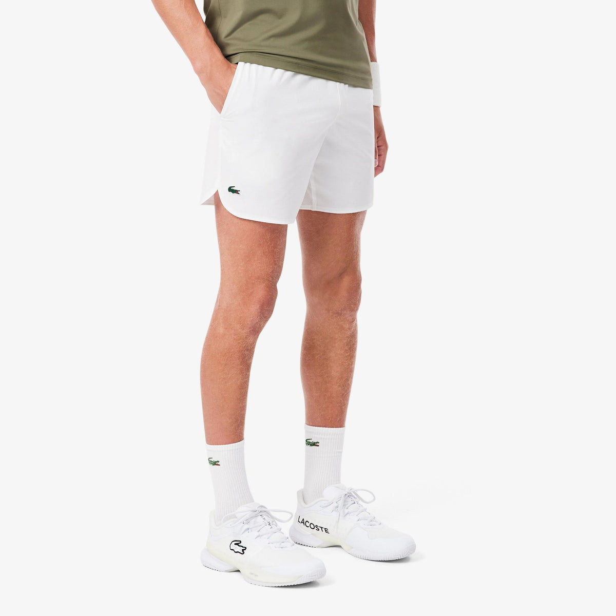 Lacoste Shorts Herren - weiß