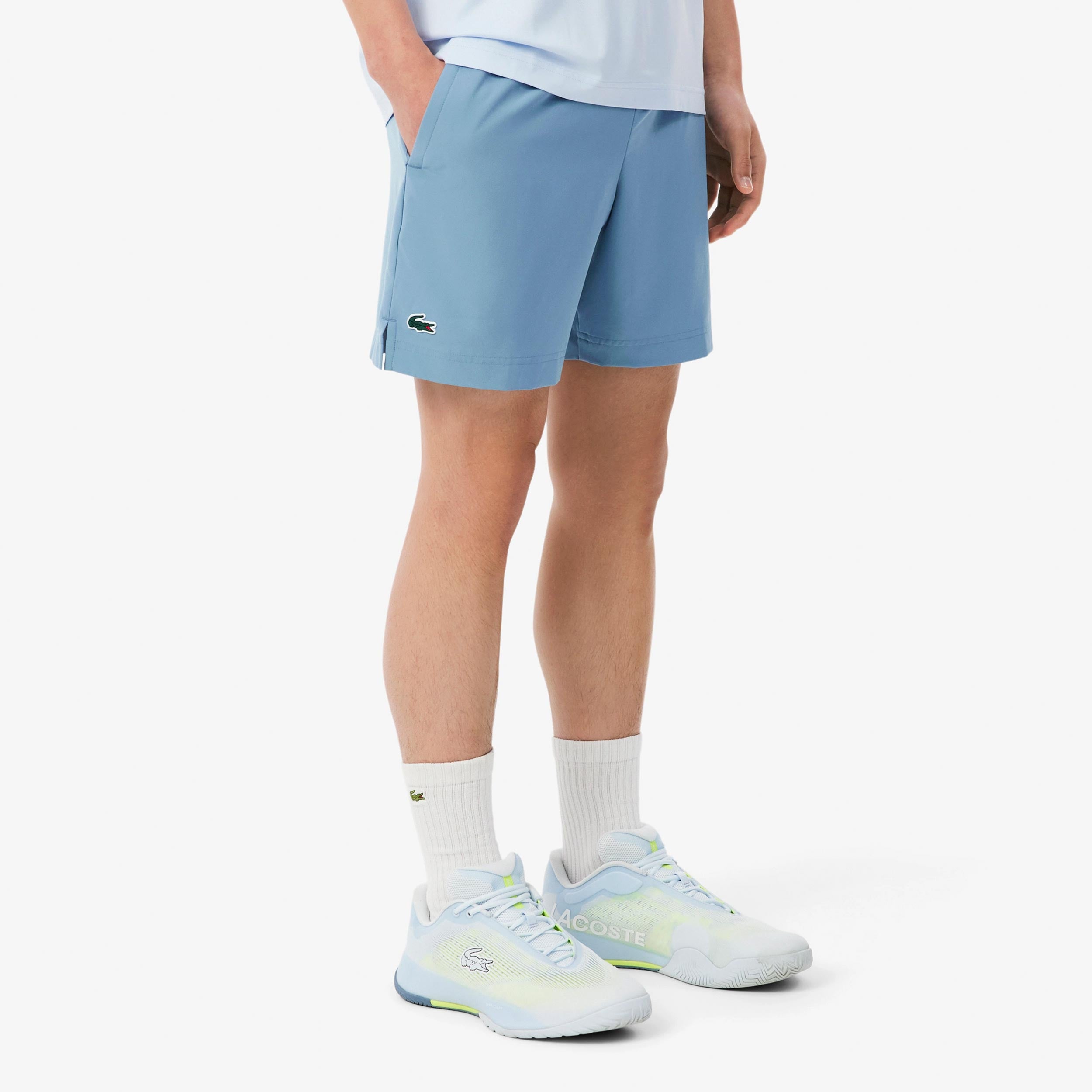 Lacoste Shorts Herren - blaugrau