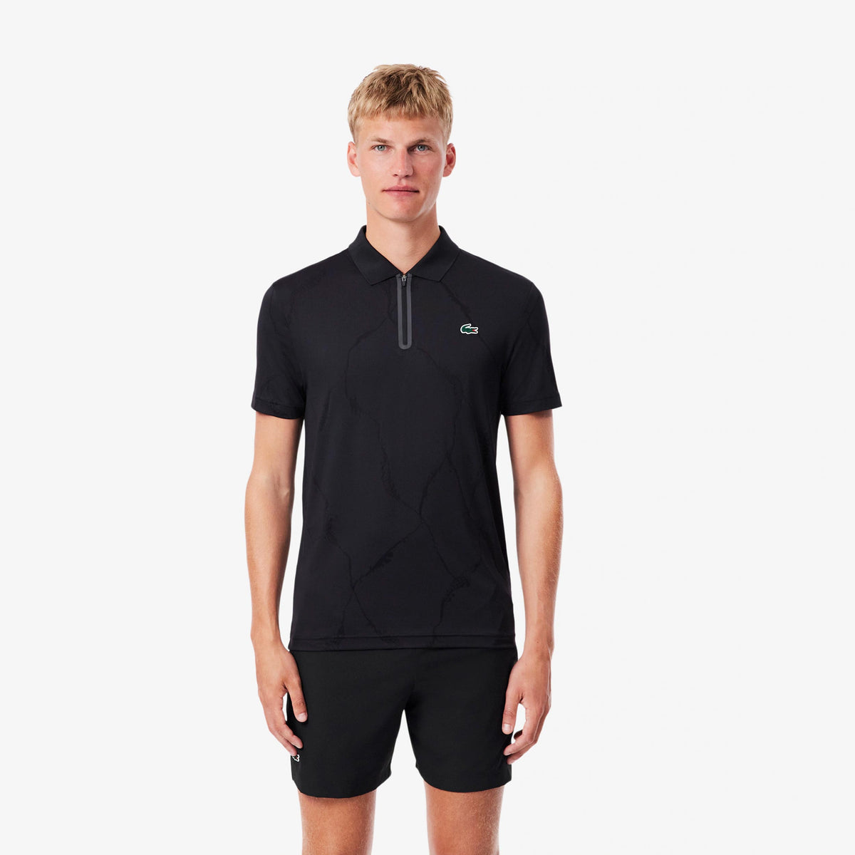 Lacoste Polo Herren - schwarz