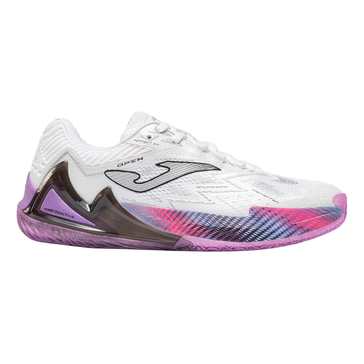 Joma Open Padelschuh Herren - weiß, pink