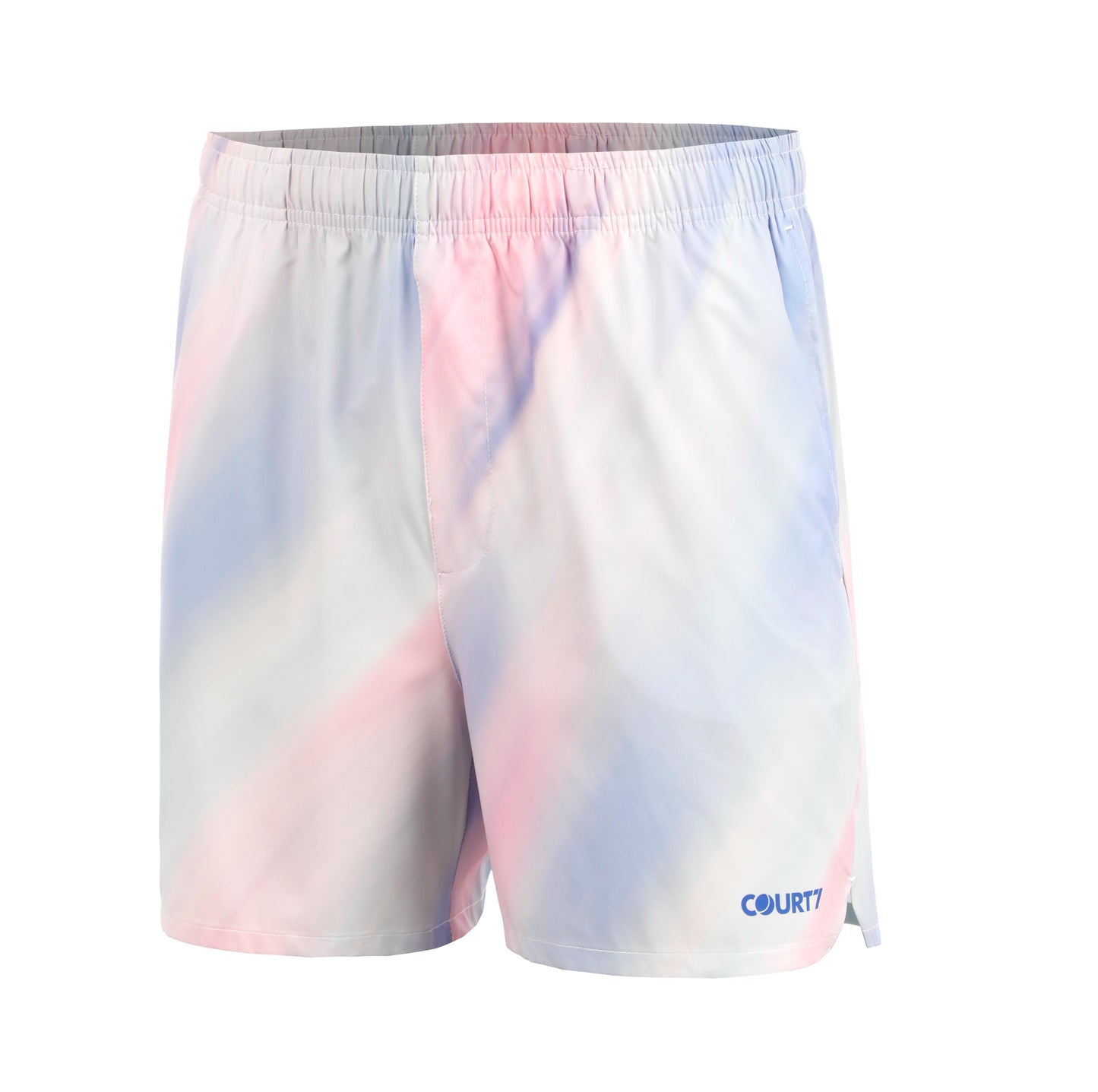COURT7 Dual Pocket 5in Shorts Herren - hellblau, mehrfarbig