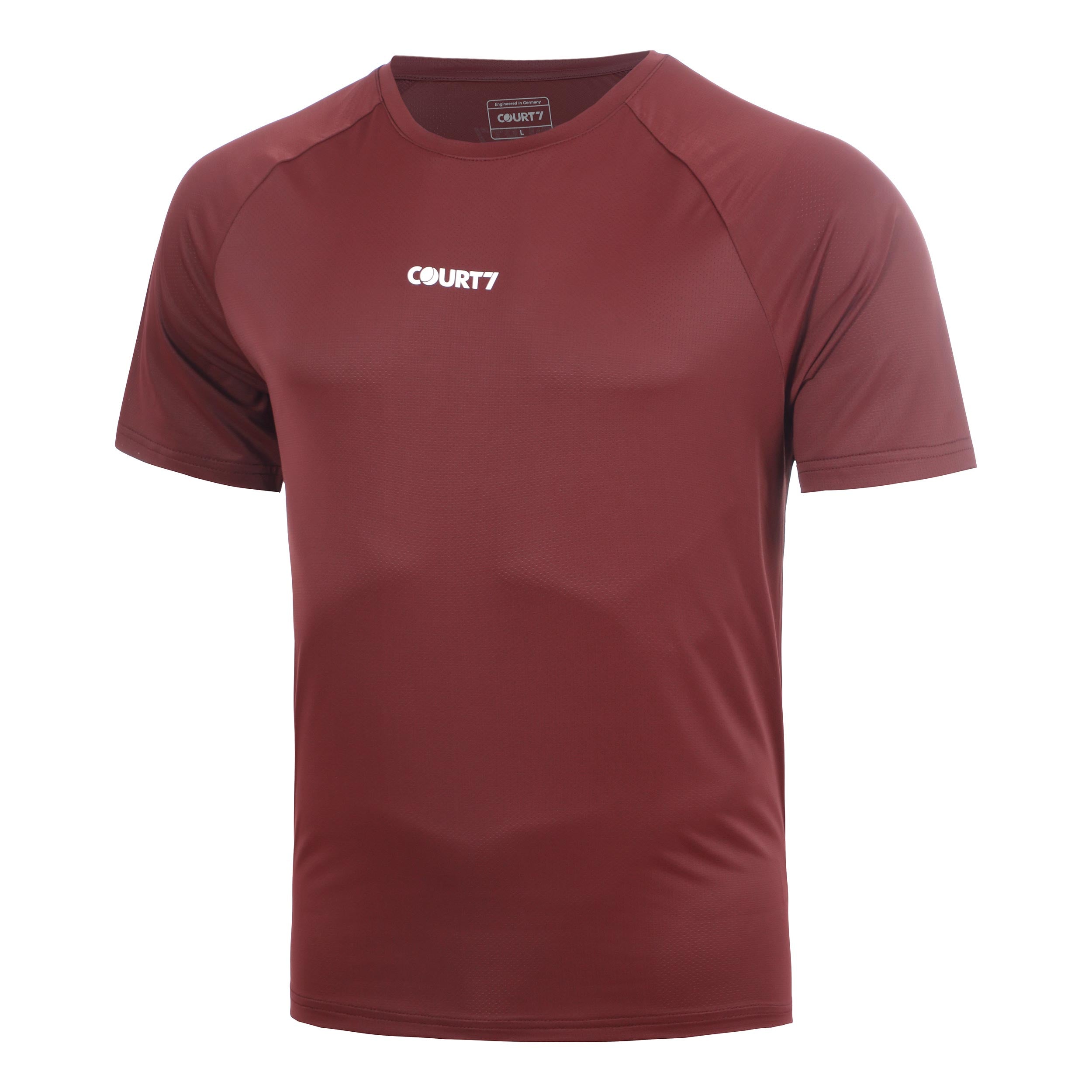 COURT7 Performance T-Shirt Herren - rot