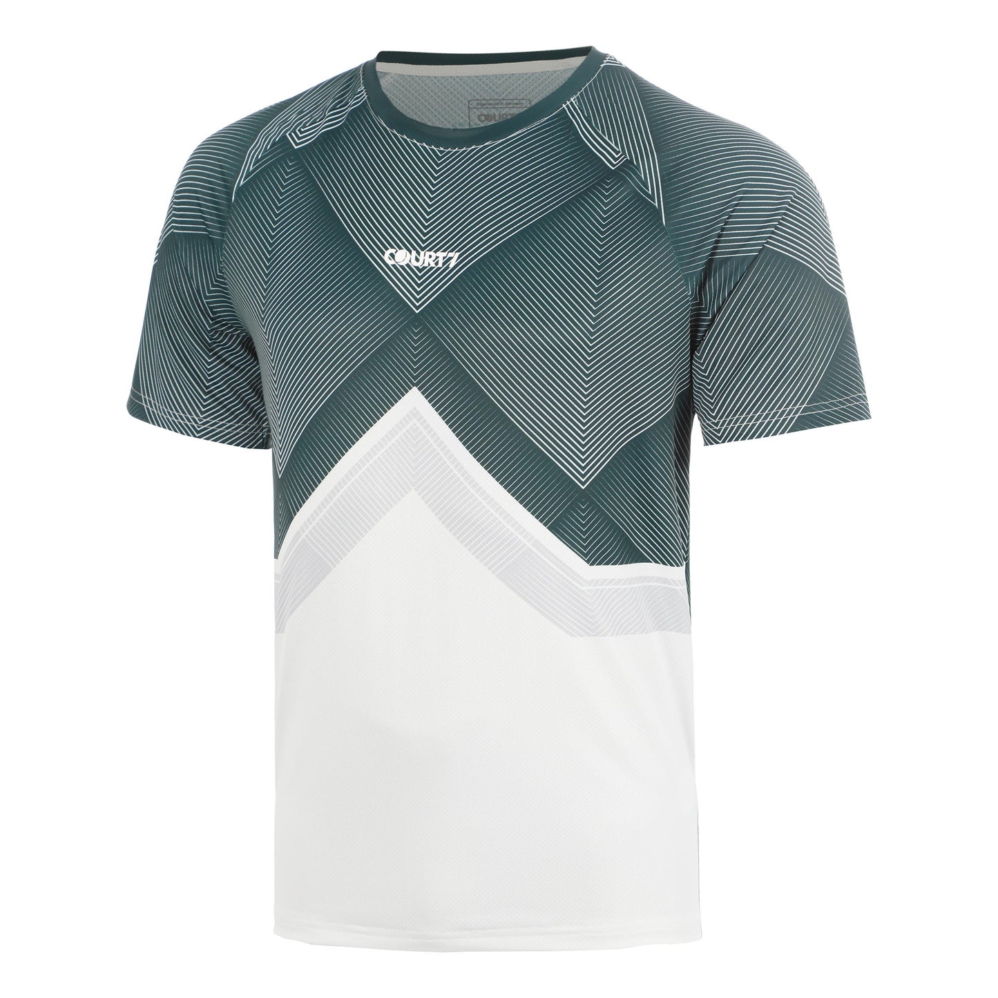COURT7 Performance T-Shirt Herren - grün