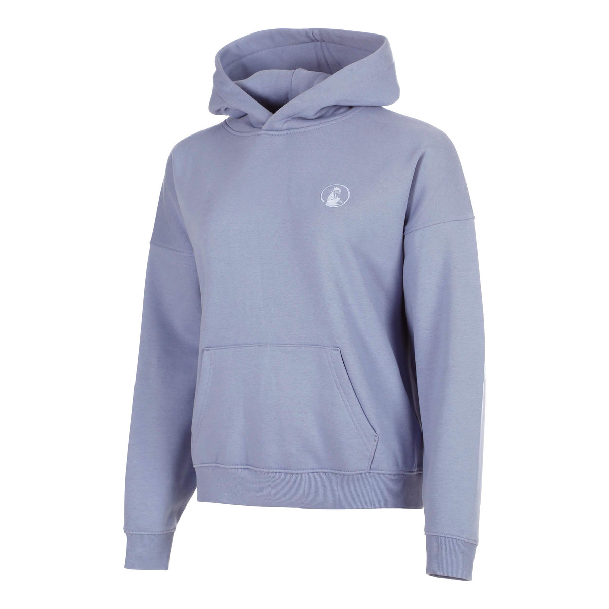 Quiet Please Confidence Oversize Hoody Damen - blau