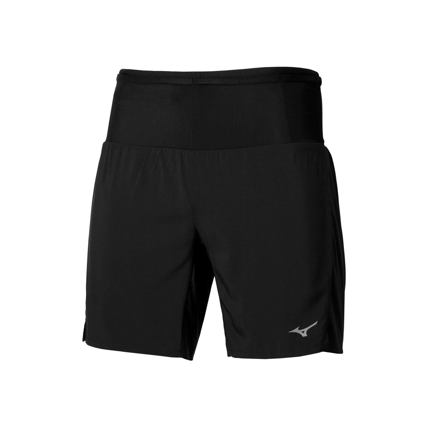 Mizuno Multi Pocket 2in1 Laufshorts Herren - schwarz