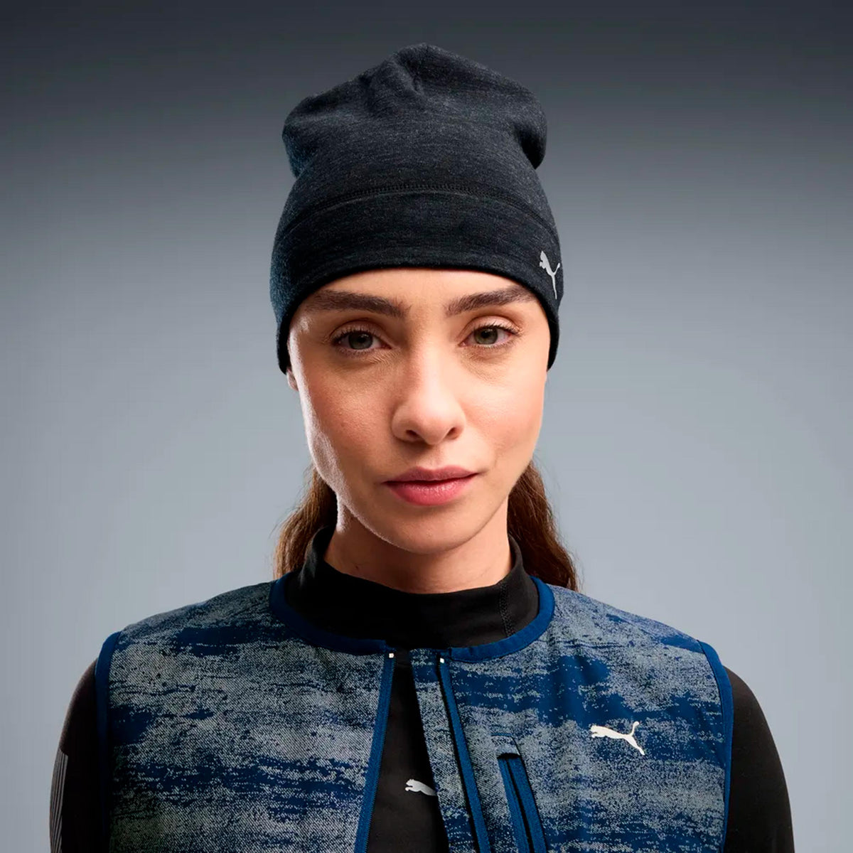 Puma Race Day Merino  Mütze Unisex - schwarz